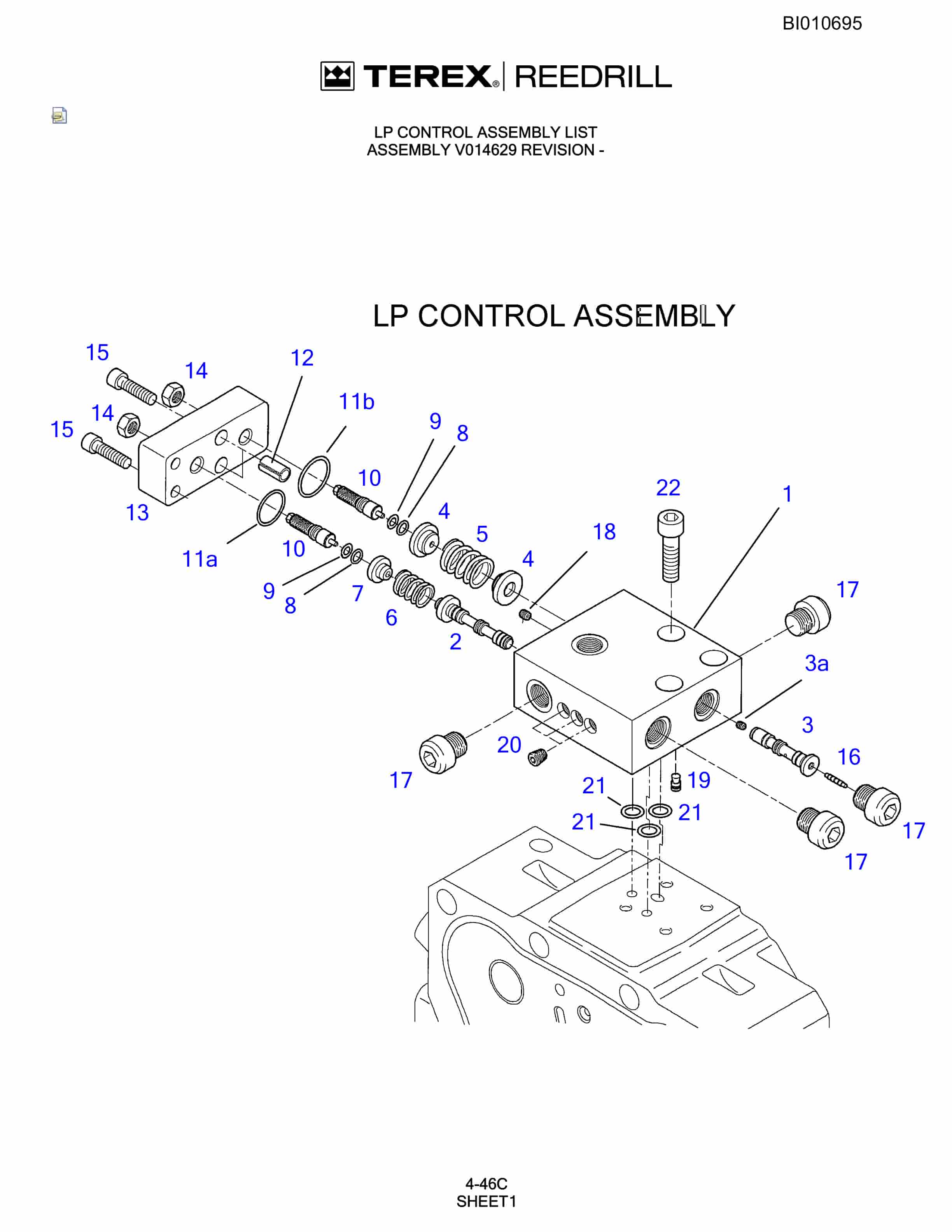 Bucyrus SKF Infinity Blasthole Drill Parts Catalog BI010695-2