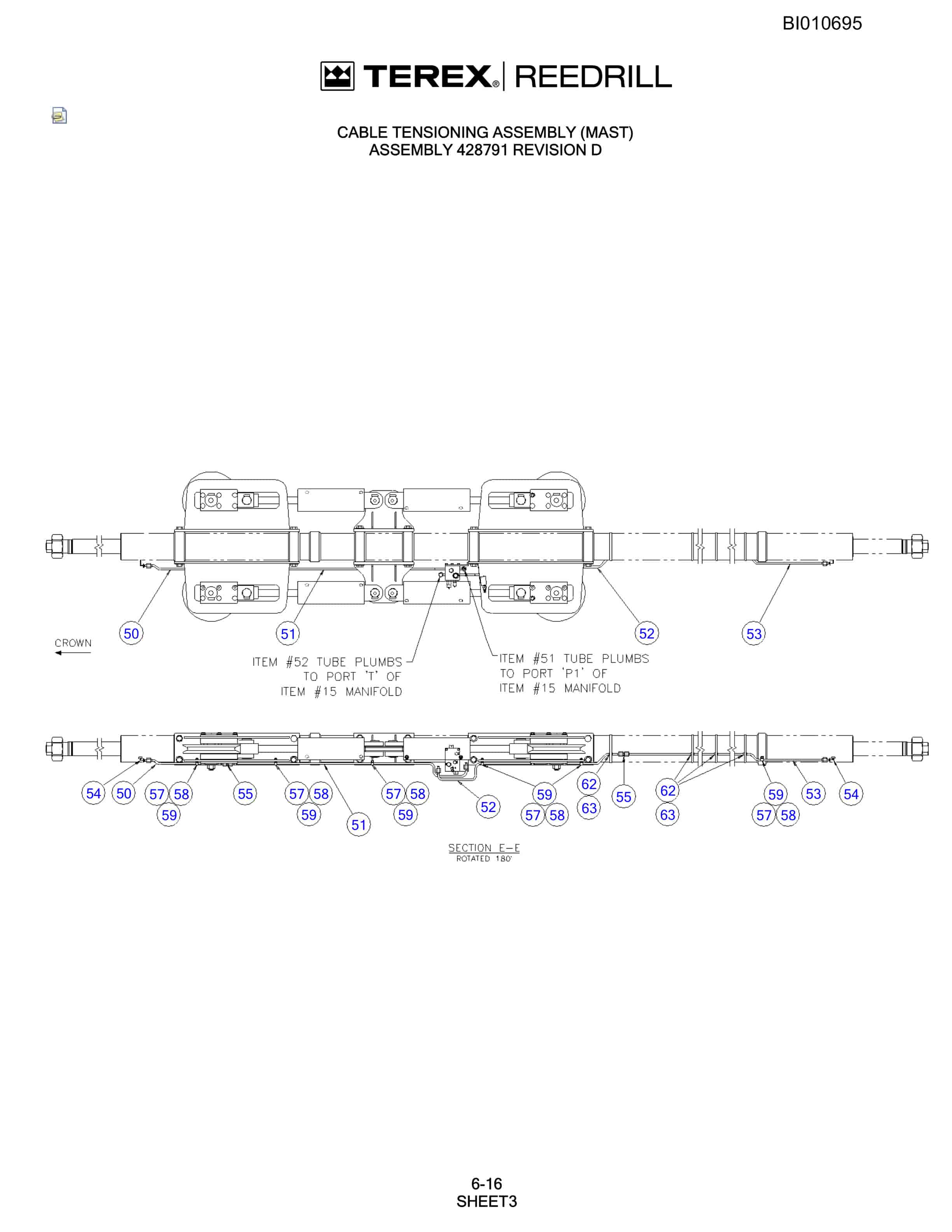 Bucyrus SKF Infinity Blasthole Drill Parts Catalog BI010695-3