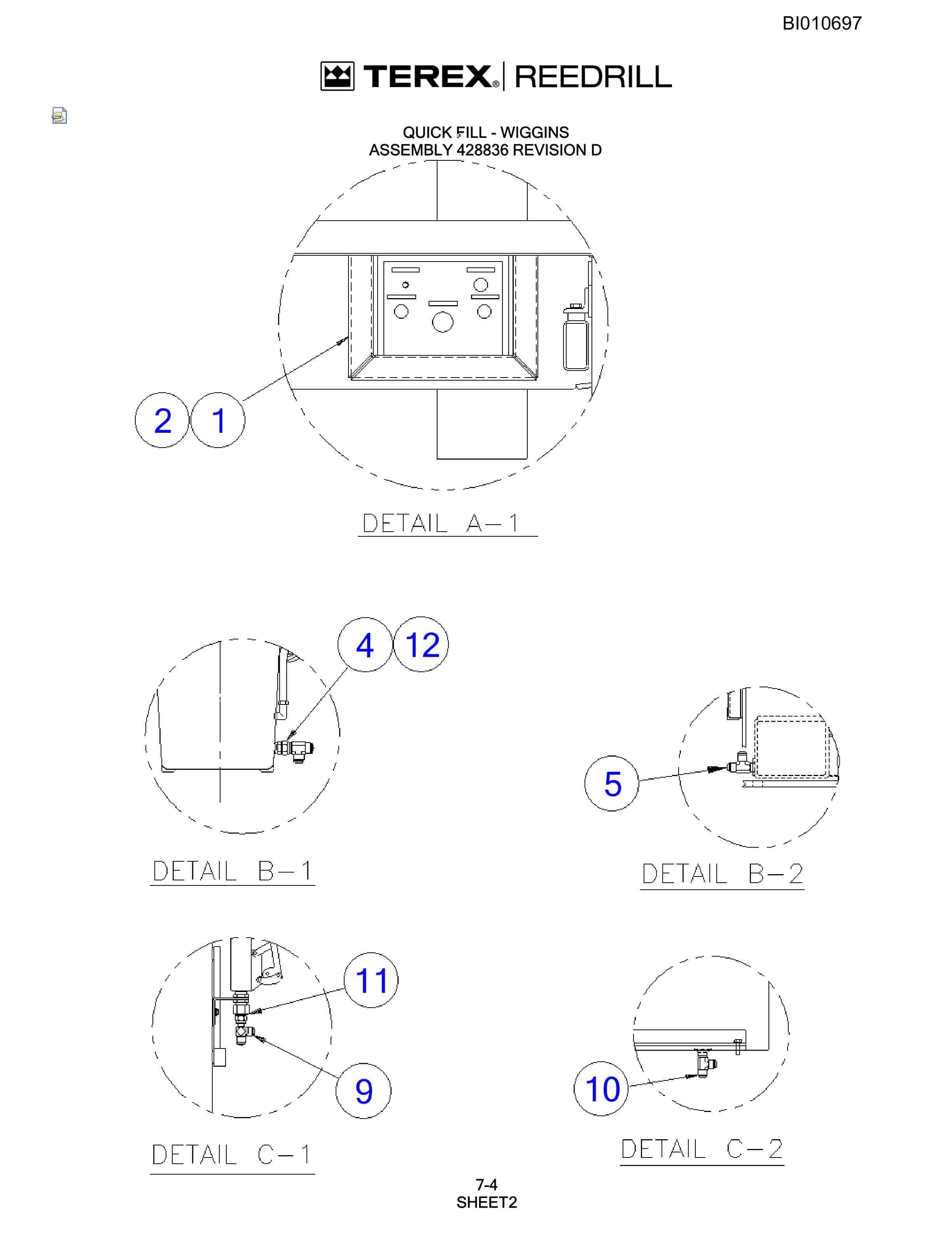 Bucyrus SKF Infinity Blasthole Drill Parts Catalog BI010697-4