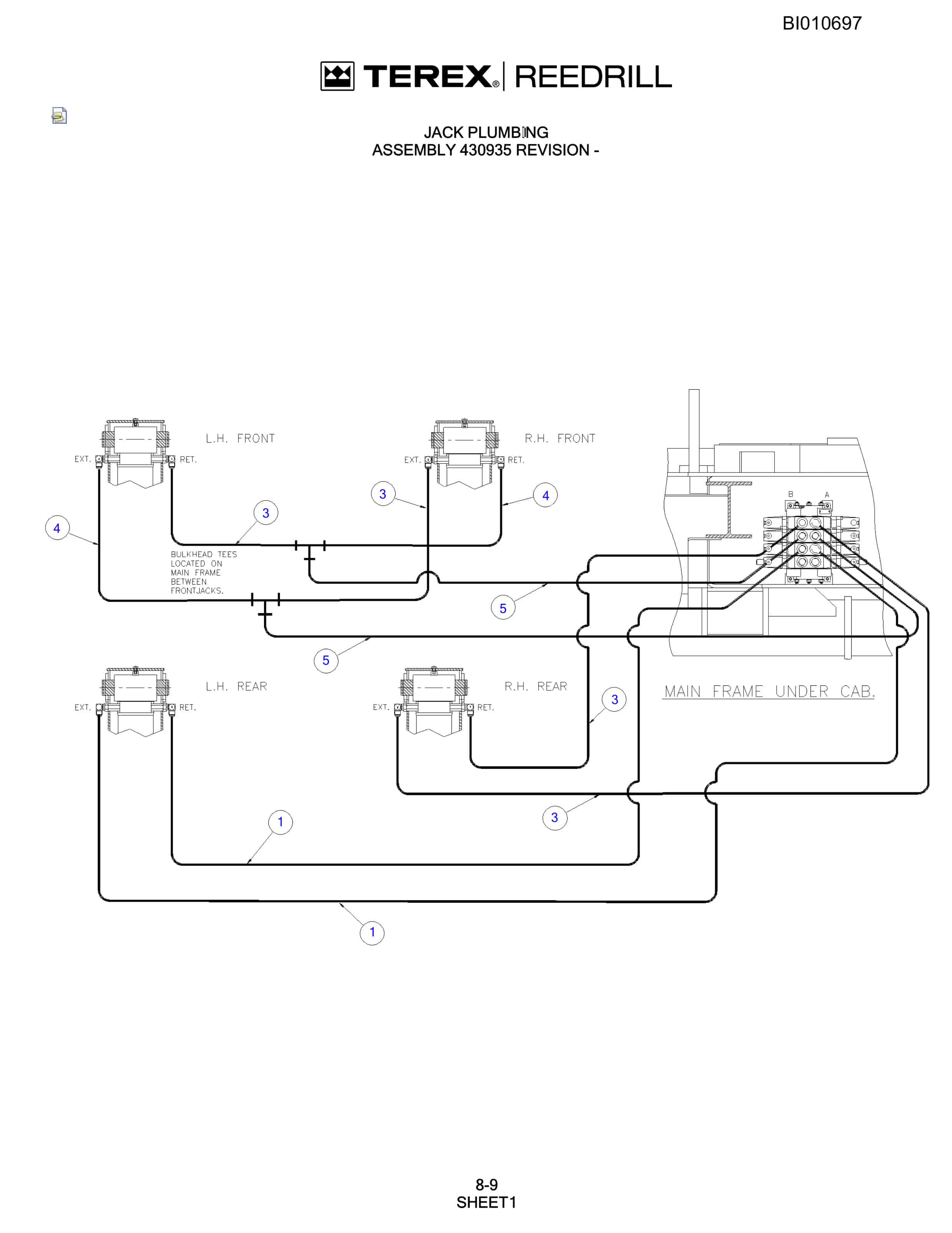 Bucyrus SKF Infinity Blasthole Drill Parts Catalog BI010697-5