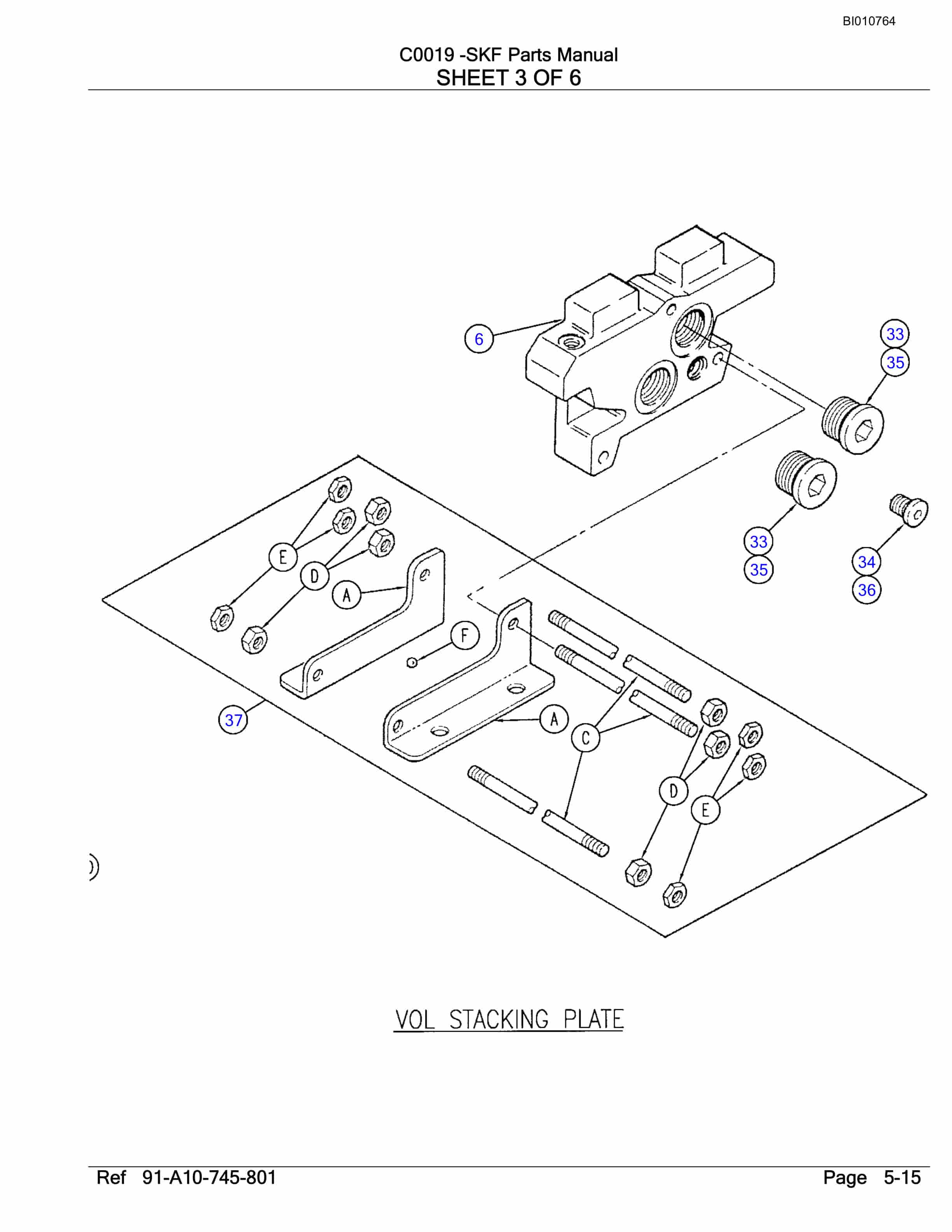 Bucyrus SKF Infinity Blasthole Drill Parts Manual BI010764-2