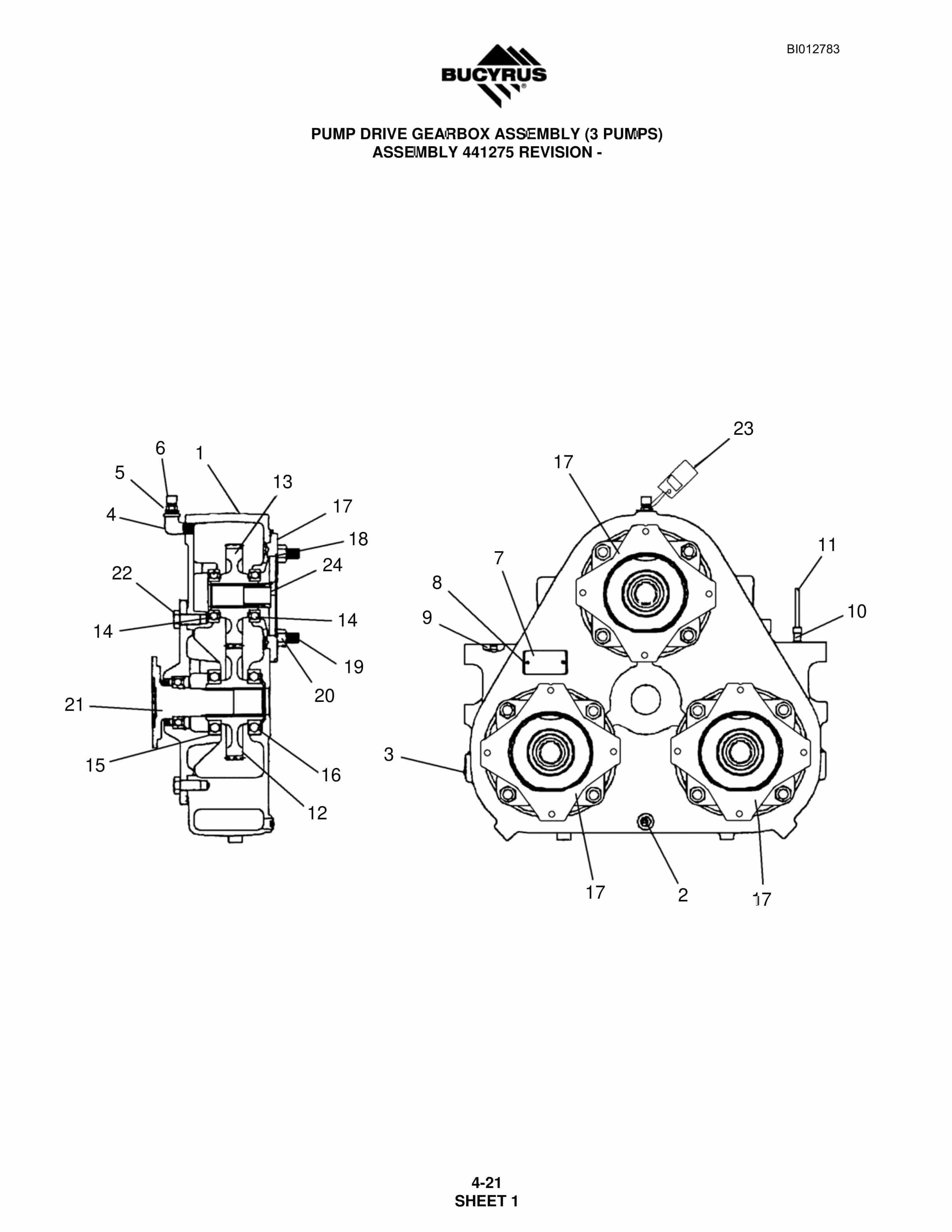 Bucyrus SKF Infinity Blasthole Drill Parts Manual BI012783 2 Bucyrus SKF Infinity Blasthole Drill Parts Manual BI012783 - Image 2