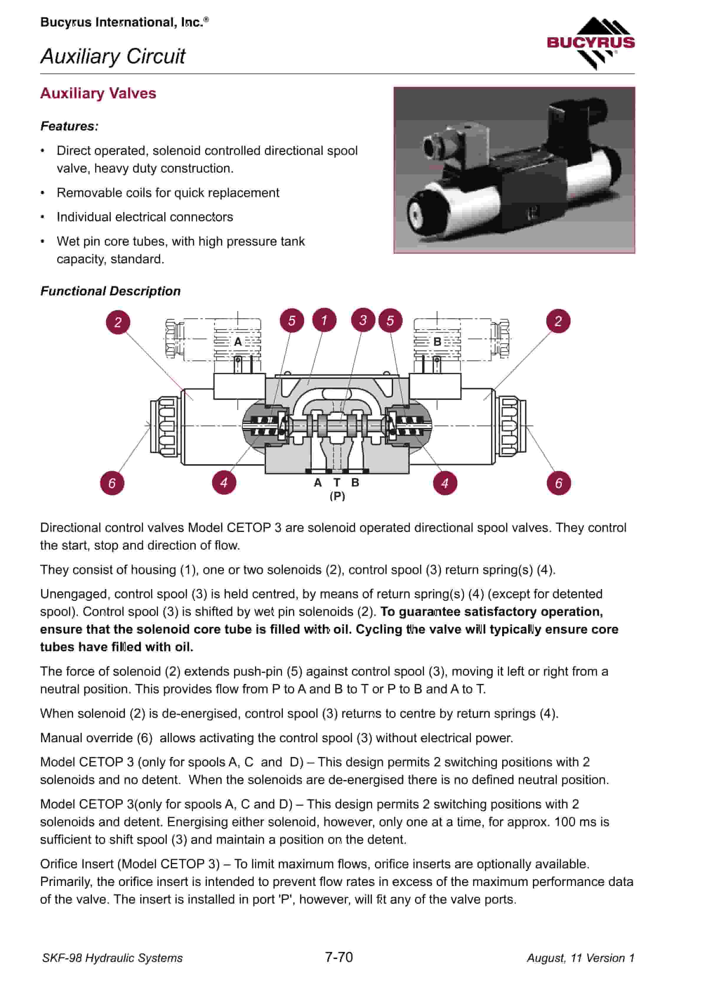 Bucyrus SKF Infinity Blasthole Drill Service Manual 91-A11-803 3 Bucyrus SKF Infinity Blasthole Drill Service Manual 91-A11-803 - Image 3