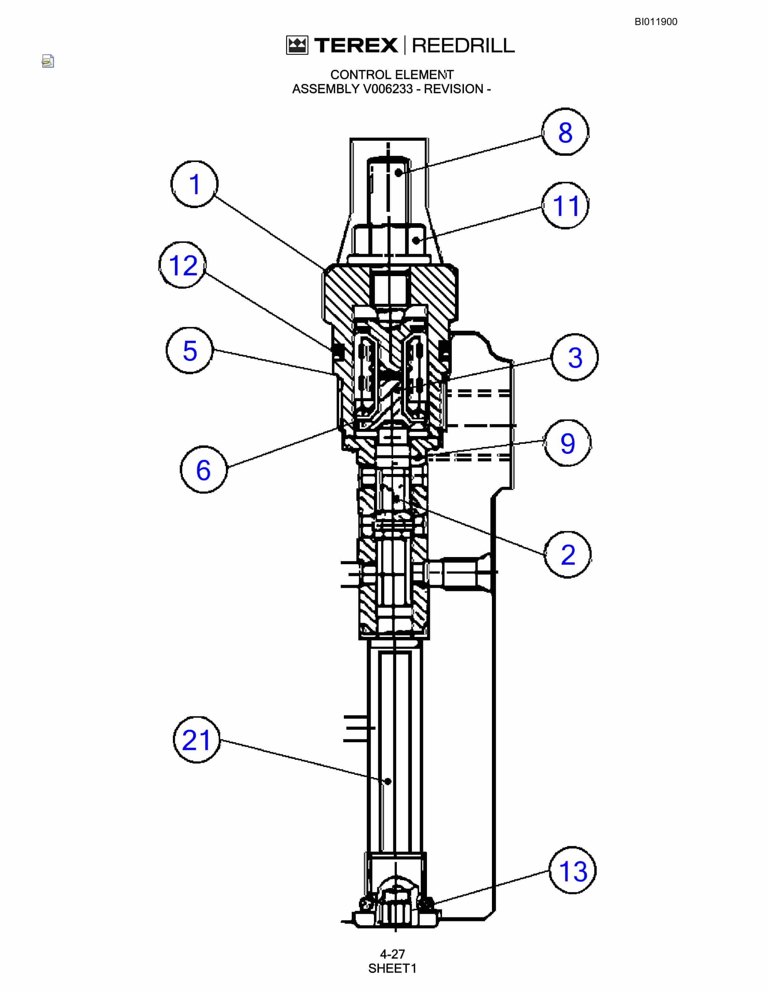 Bucyrus SKF Infinity Blasthole Drill Technical Manual BI011900-2