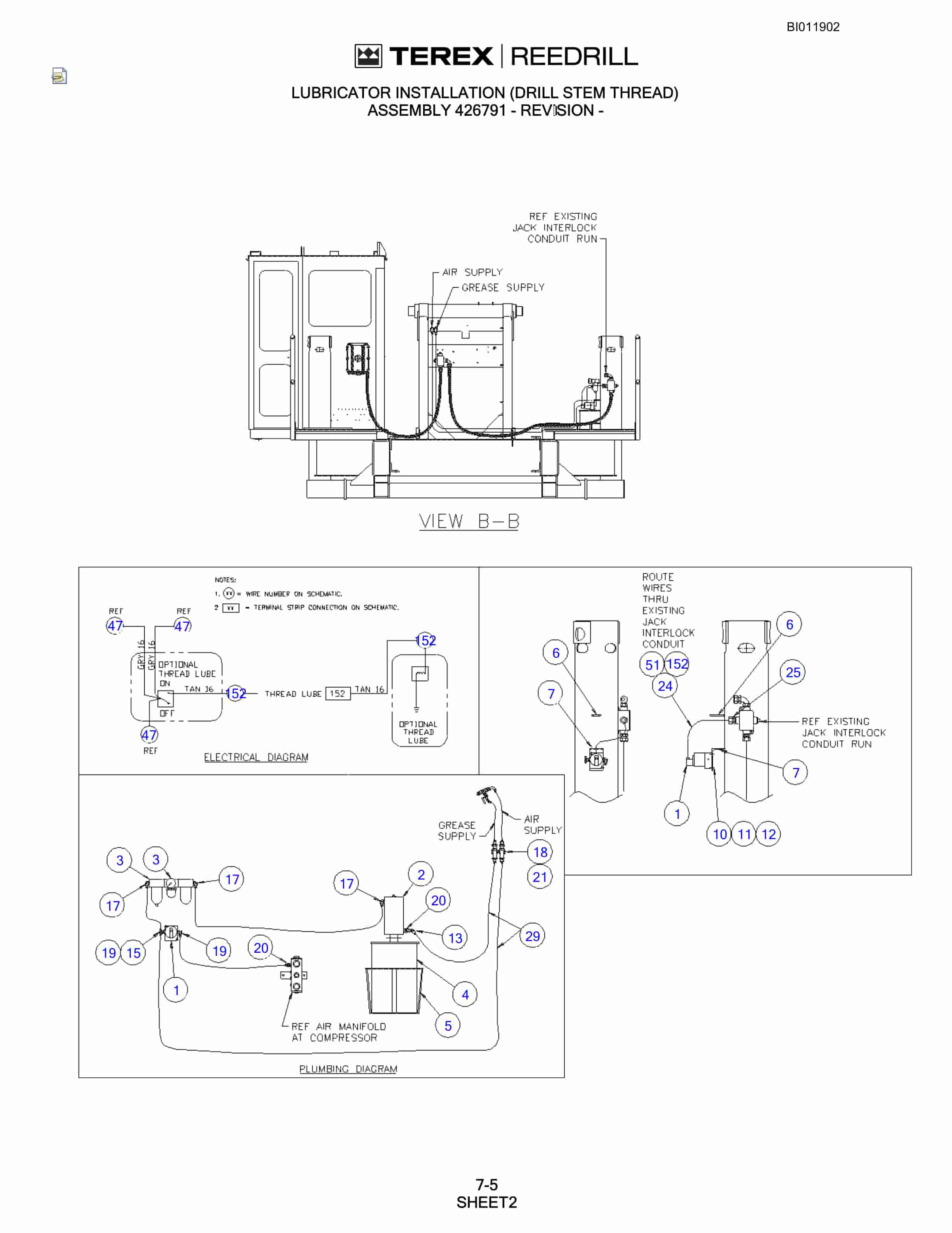 Bucyrus SKF Infinity Blasthole Drill Technical Manual BI011902-4