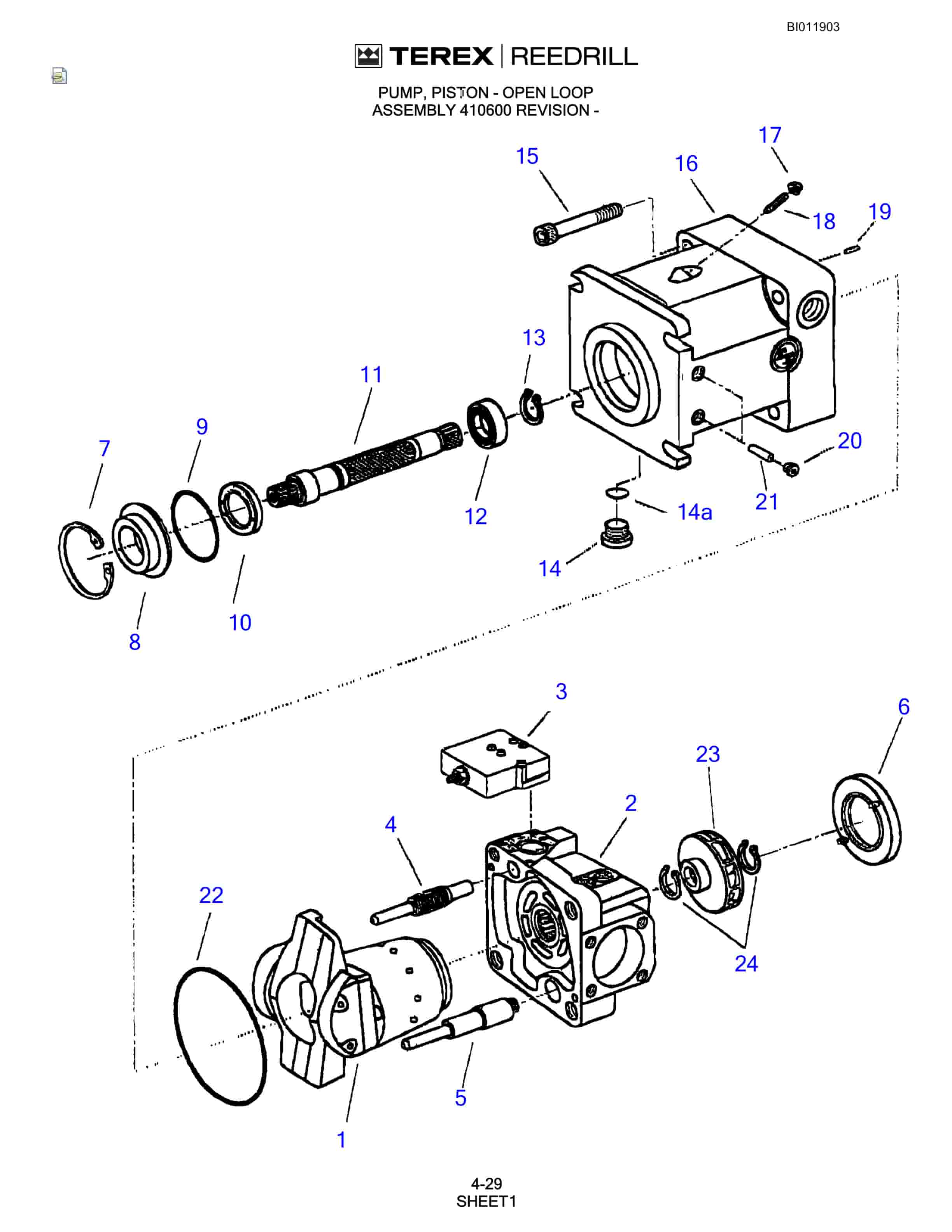 Bucyrus SKF Infinity Blasthole Drill Technical Manual BI011903-2