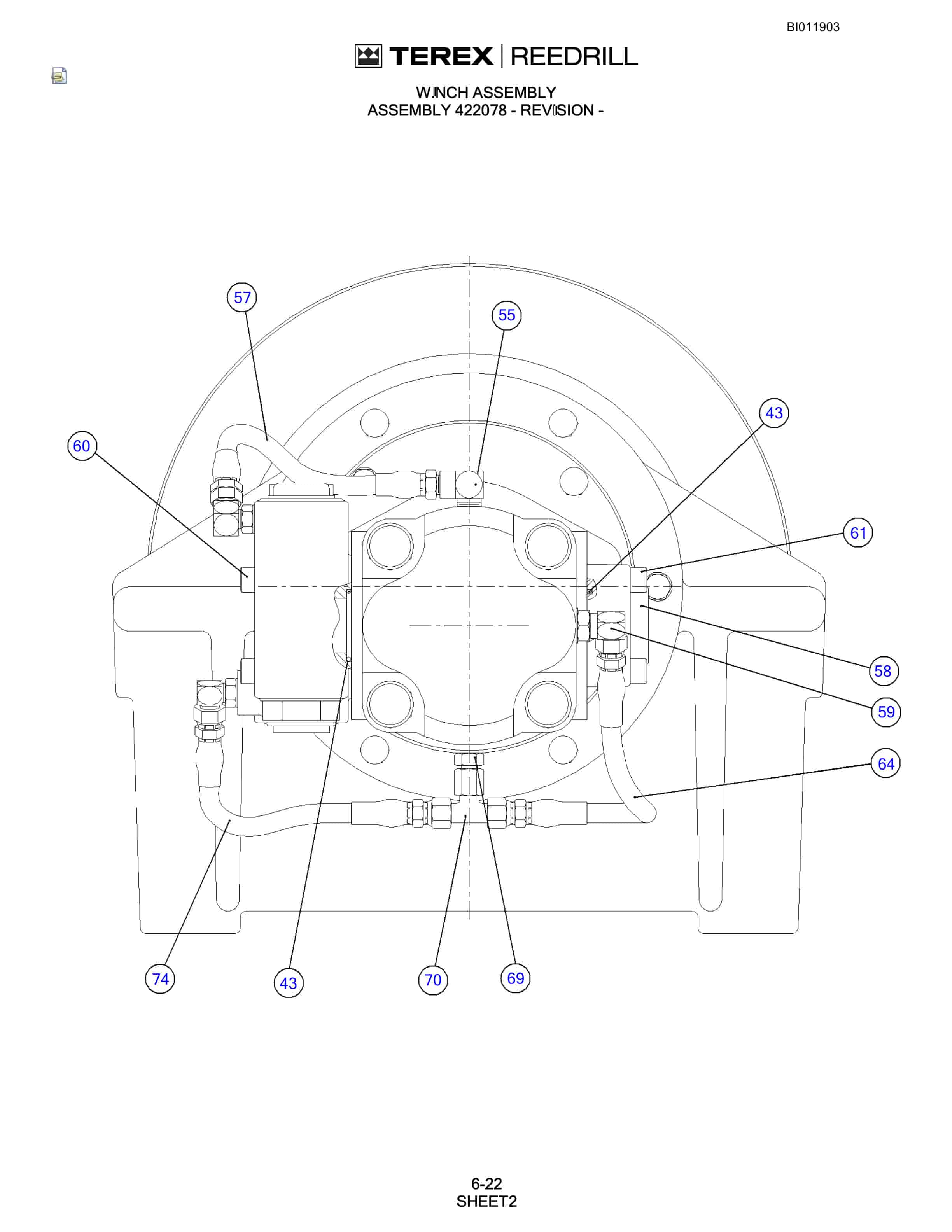 Bucyrus SKF Infinity Blasthole Drill Technical Manual BI011903-5