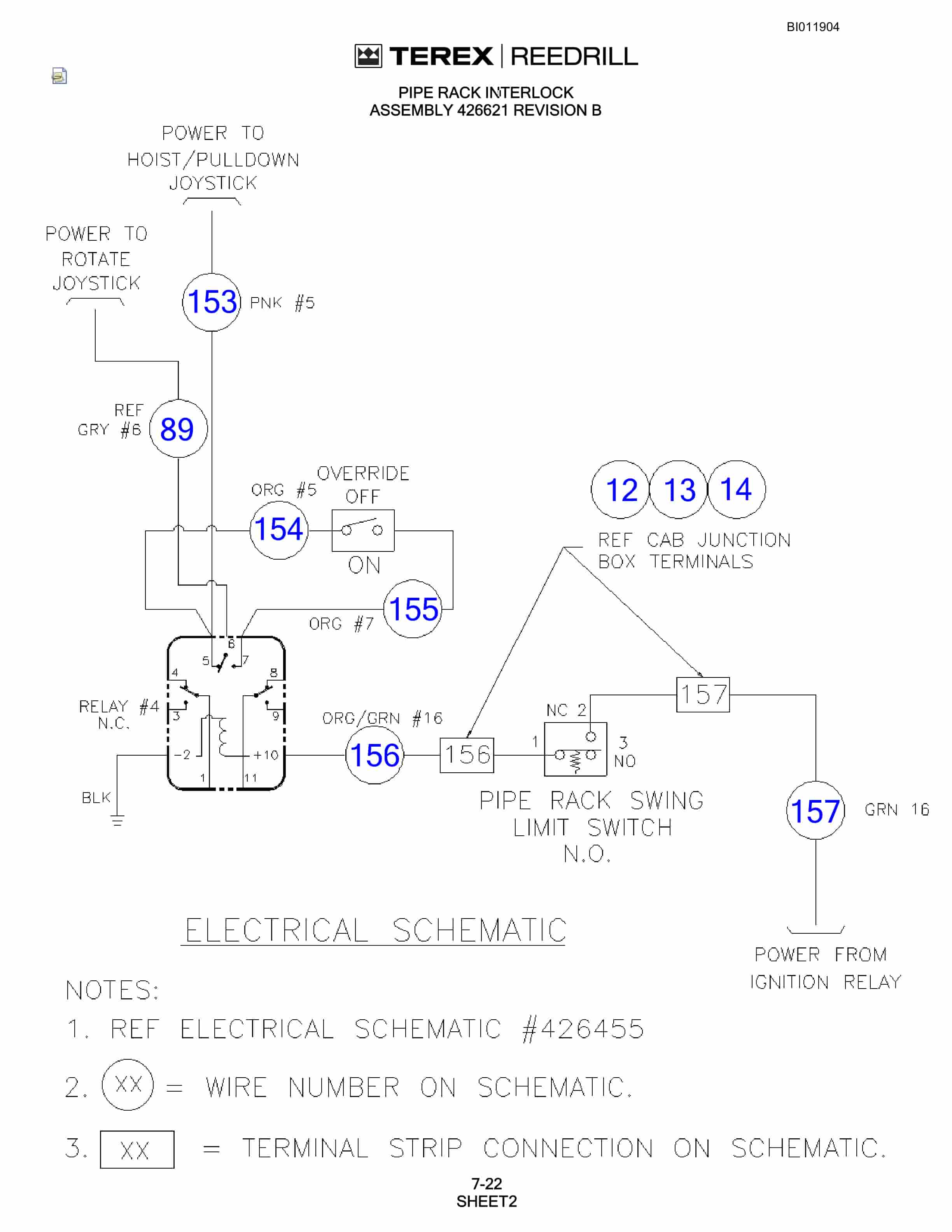 Bucyrus SKF Infinity Blasthole Drill Technical Manual BI011904-5