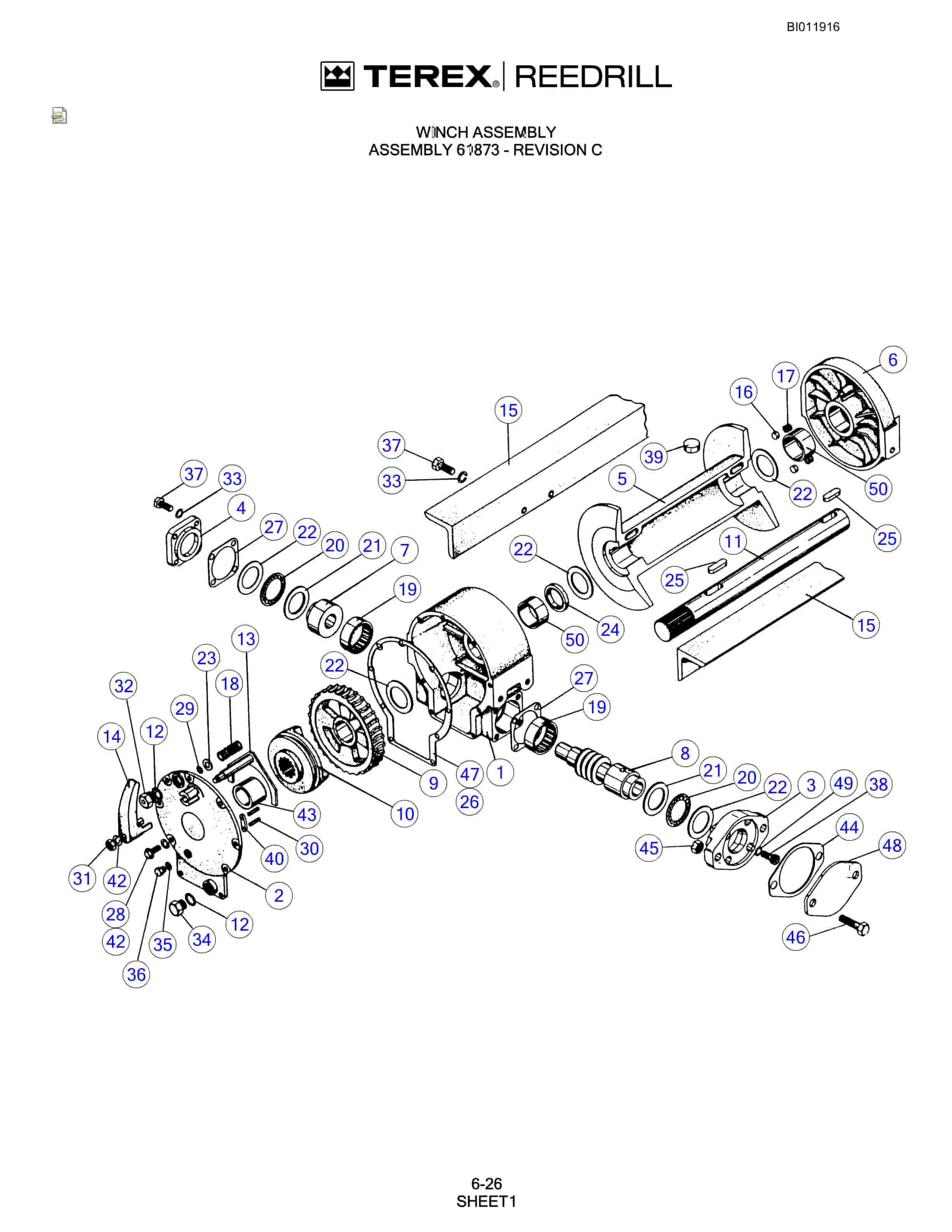 Bucyrus SKF Infinity Blasthole Drill Technical Manual BI011916-4