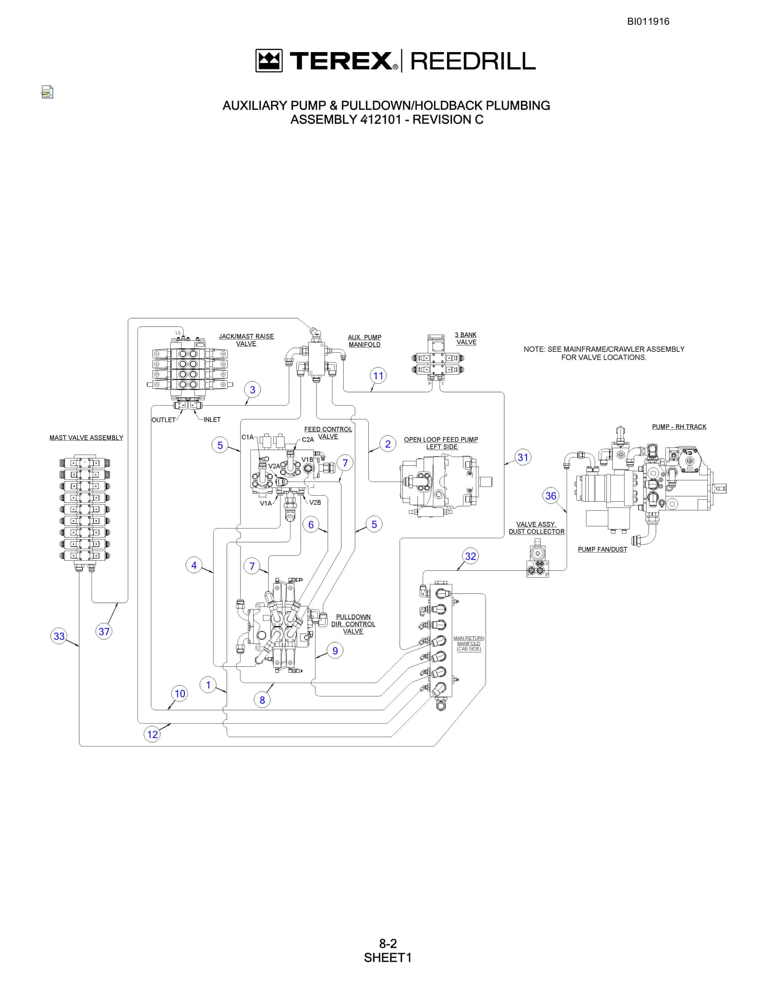Bucyrus SKF Infinity Blasthole Drill Technical Manual BI011916-5