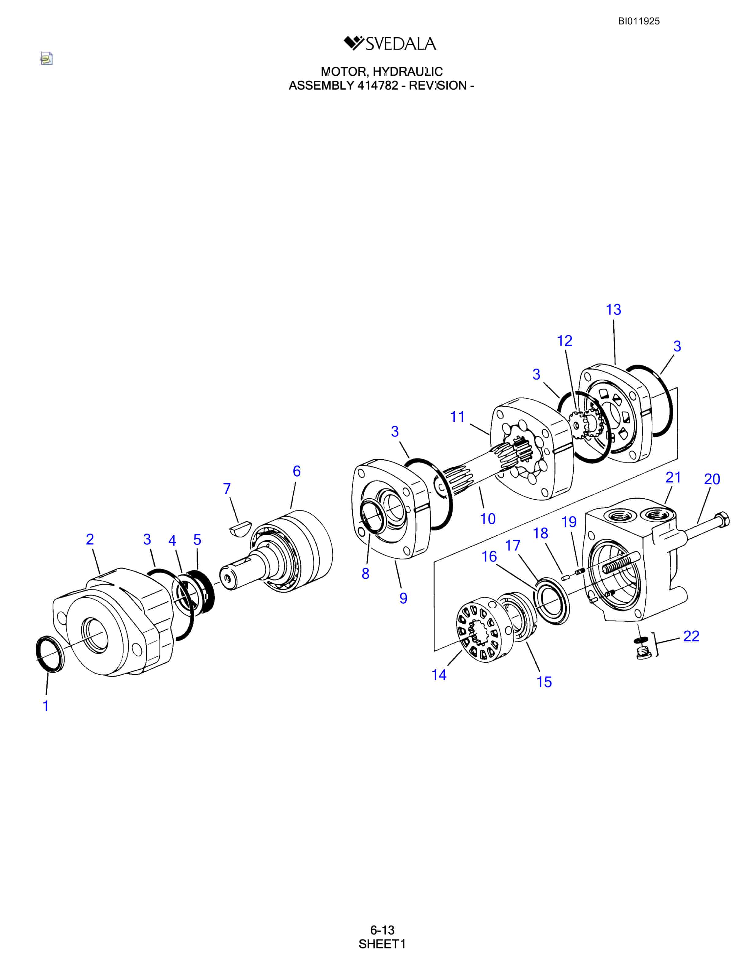 Bucyrus SKF Infinity Blasthole Drill Technical Manual BI011925-3