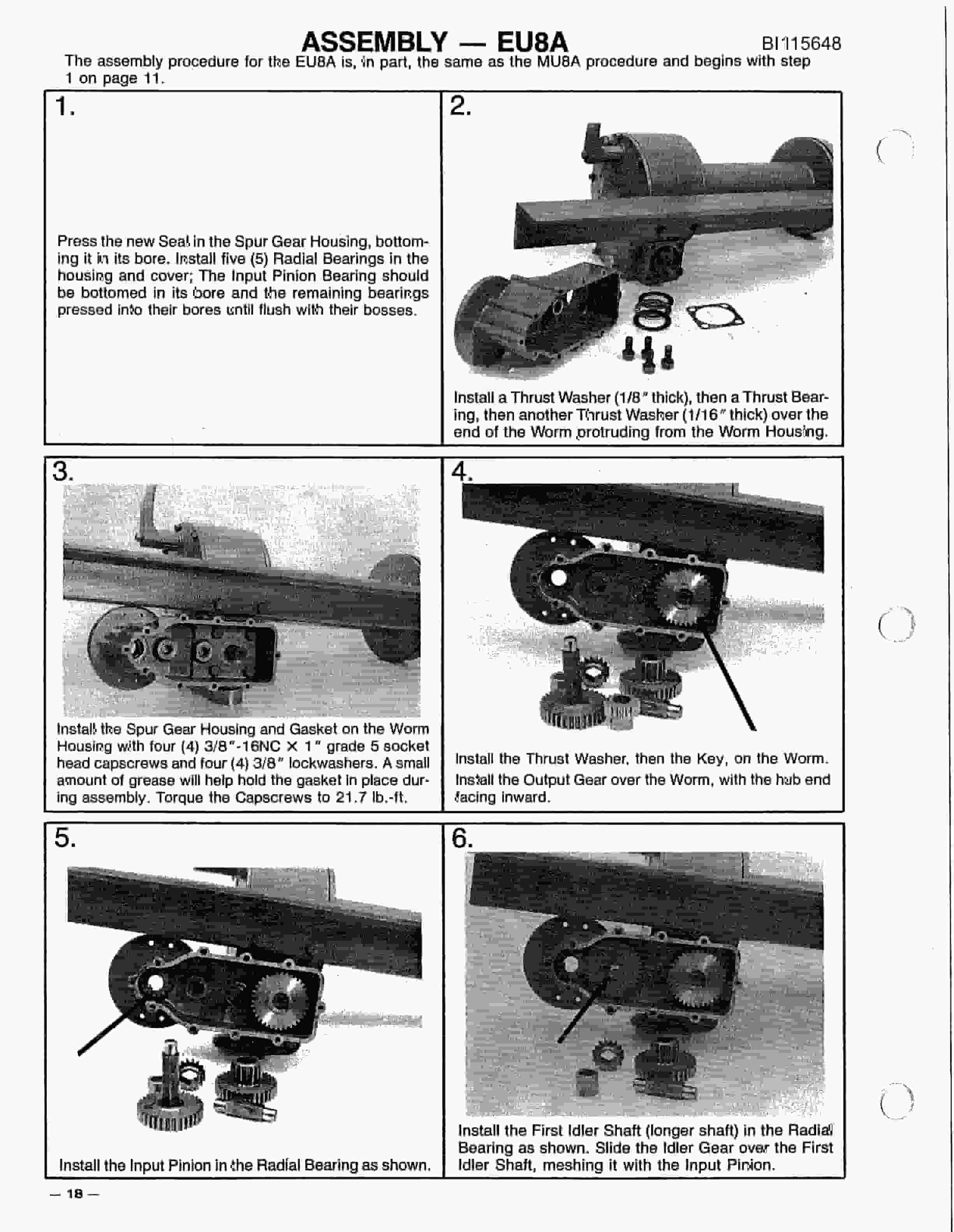 Bucyrus SKF Infinity Blasthole Drill Technical Manual BI115648-3