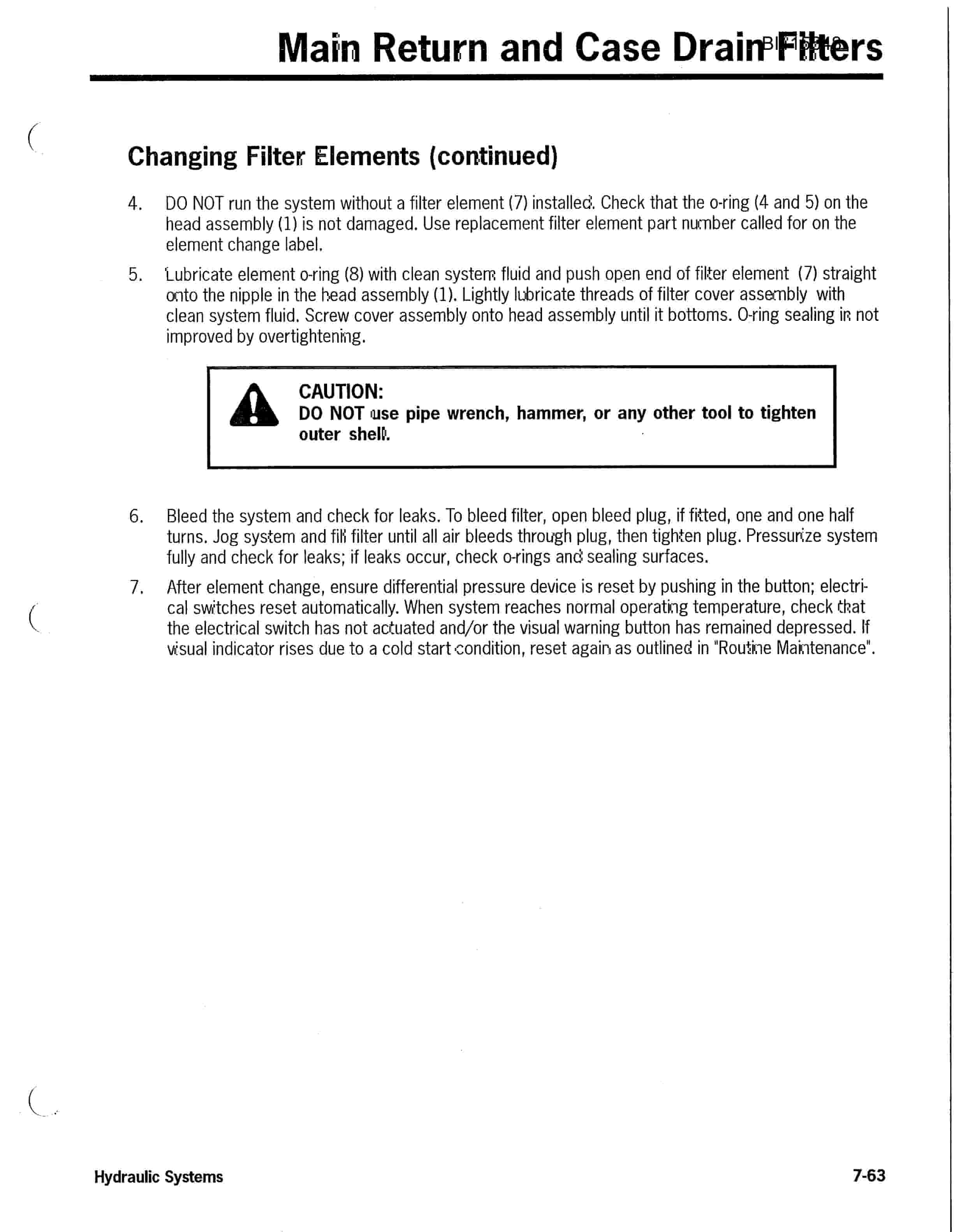 Bucyrus SKF Infinity Blasthole Drill Technical Manual BI115648-5