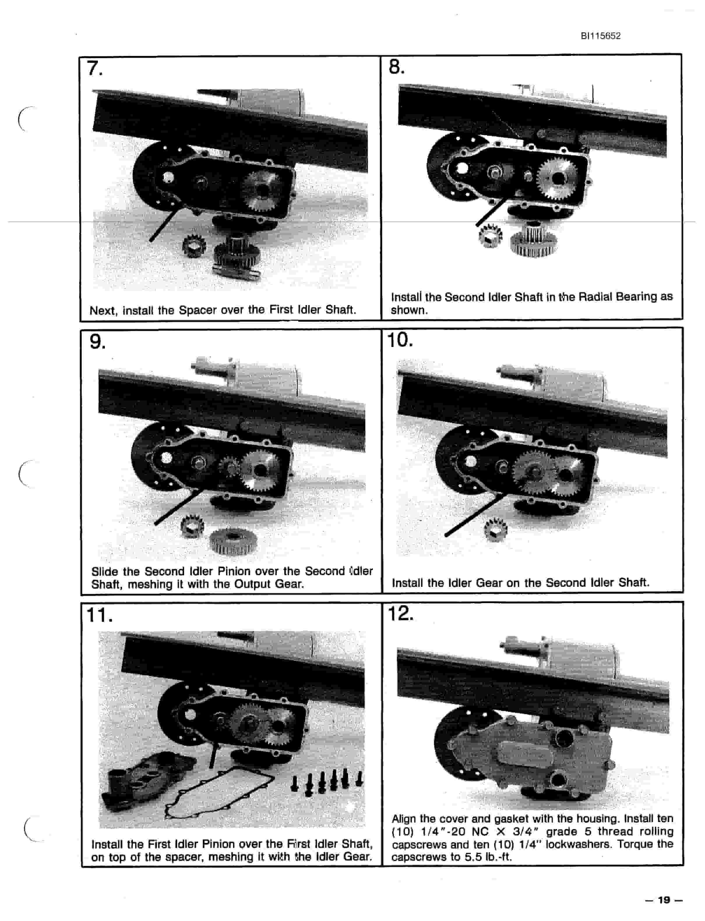 Bucyrus SKF Infinity Blasthole Drill Technical Manual BI115652-3