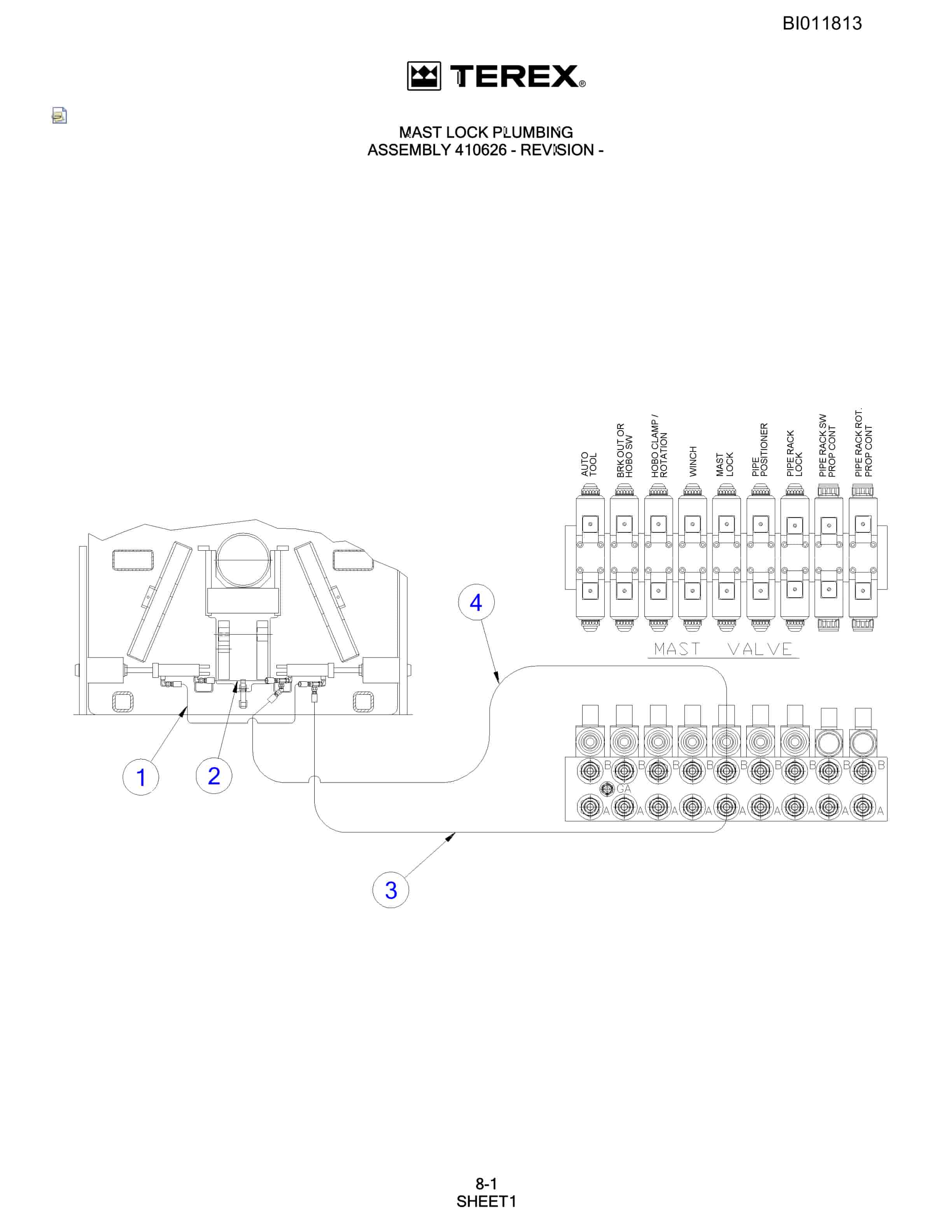 Bucyrus SKF Rotary Blasthole Drill Parts Catalog BI011813-5