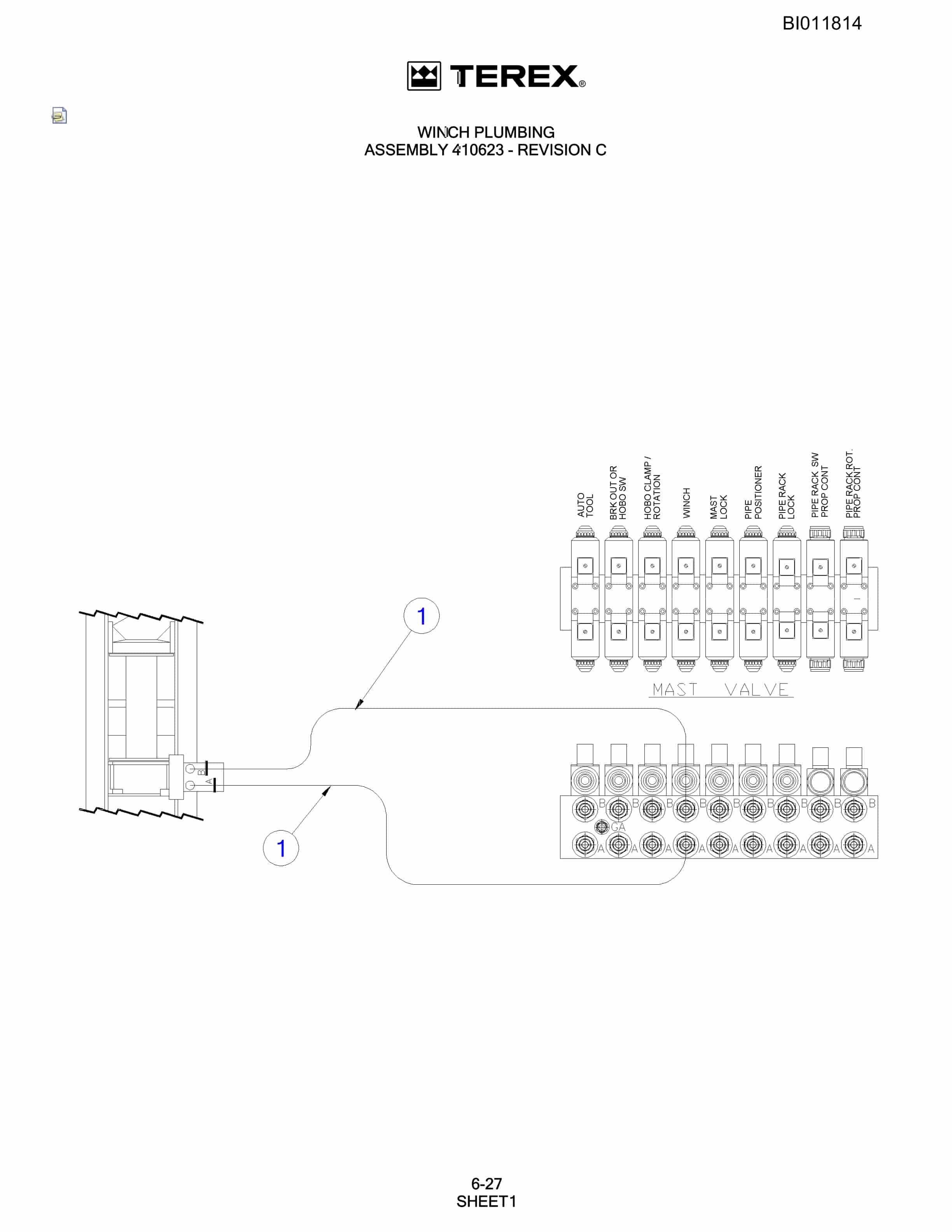Bucyrus SKF Rotary Blasthole Drill Parts Catalog BI011814-3