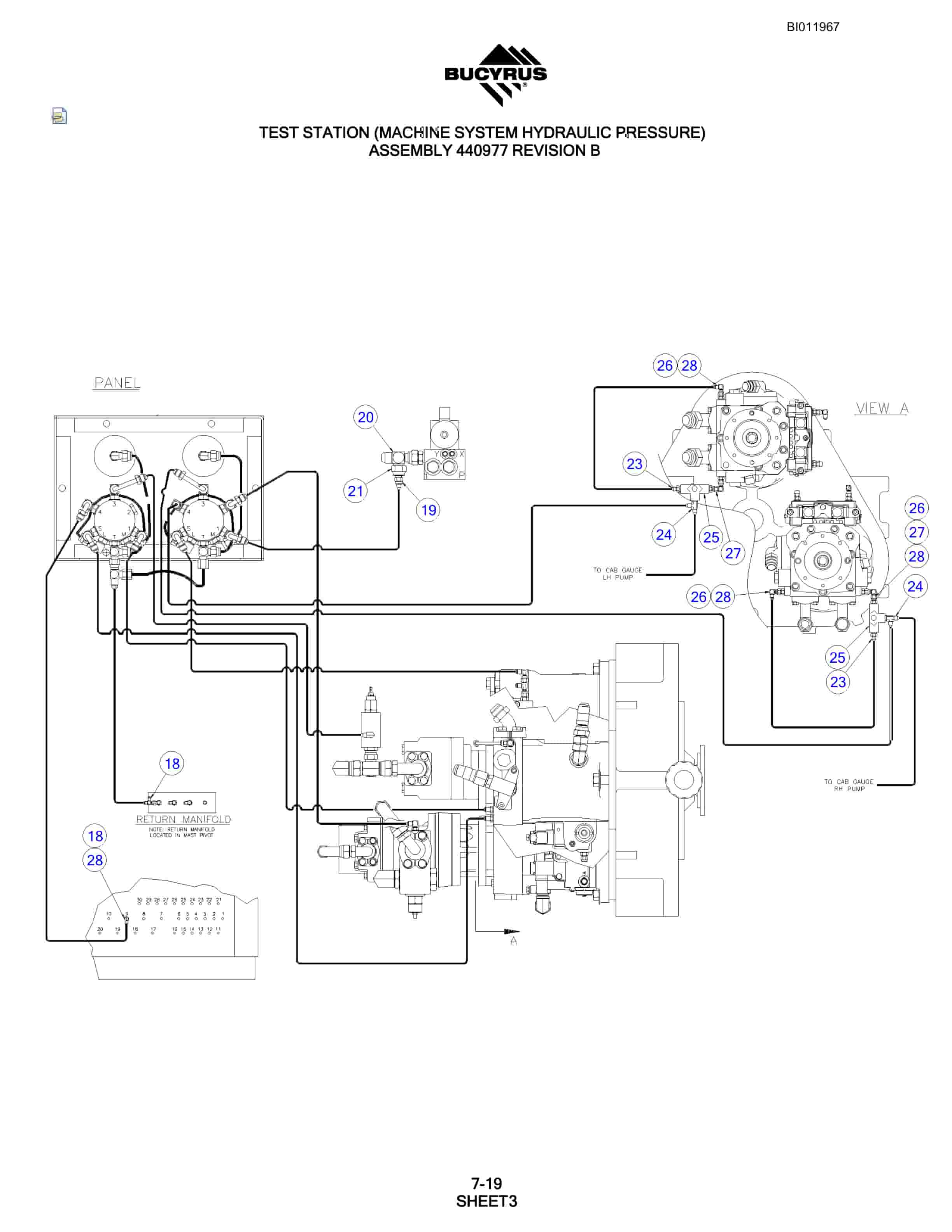 Bucyrus SKF Rotary Blasthole Drill Parts Manual BI011967-5