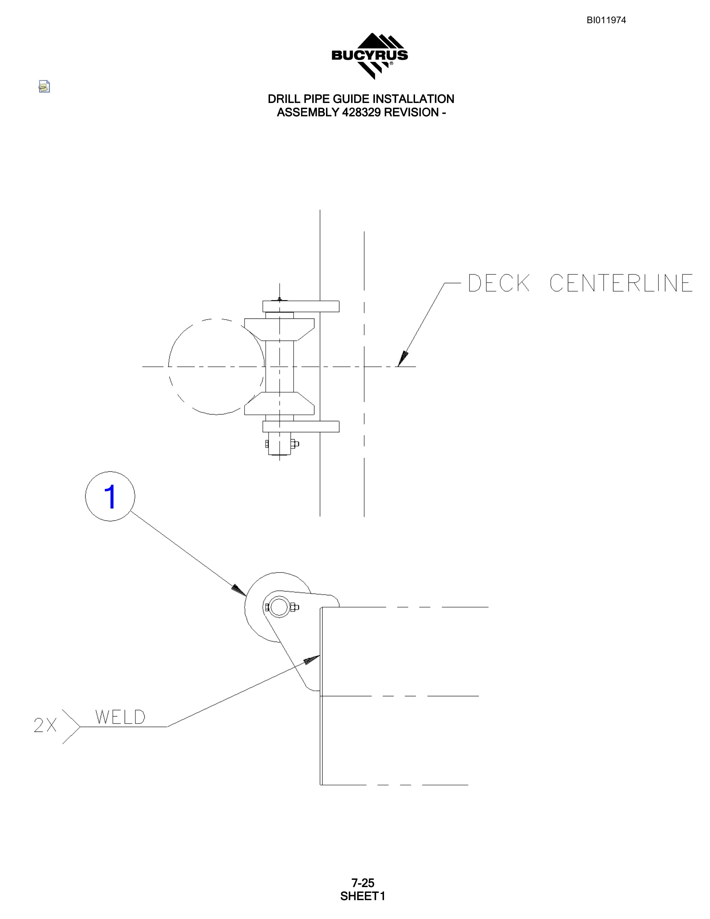 Bucyrus SKF Rotary Blasthole Drill Parts Manual BI011974-4