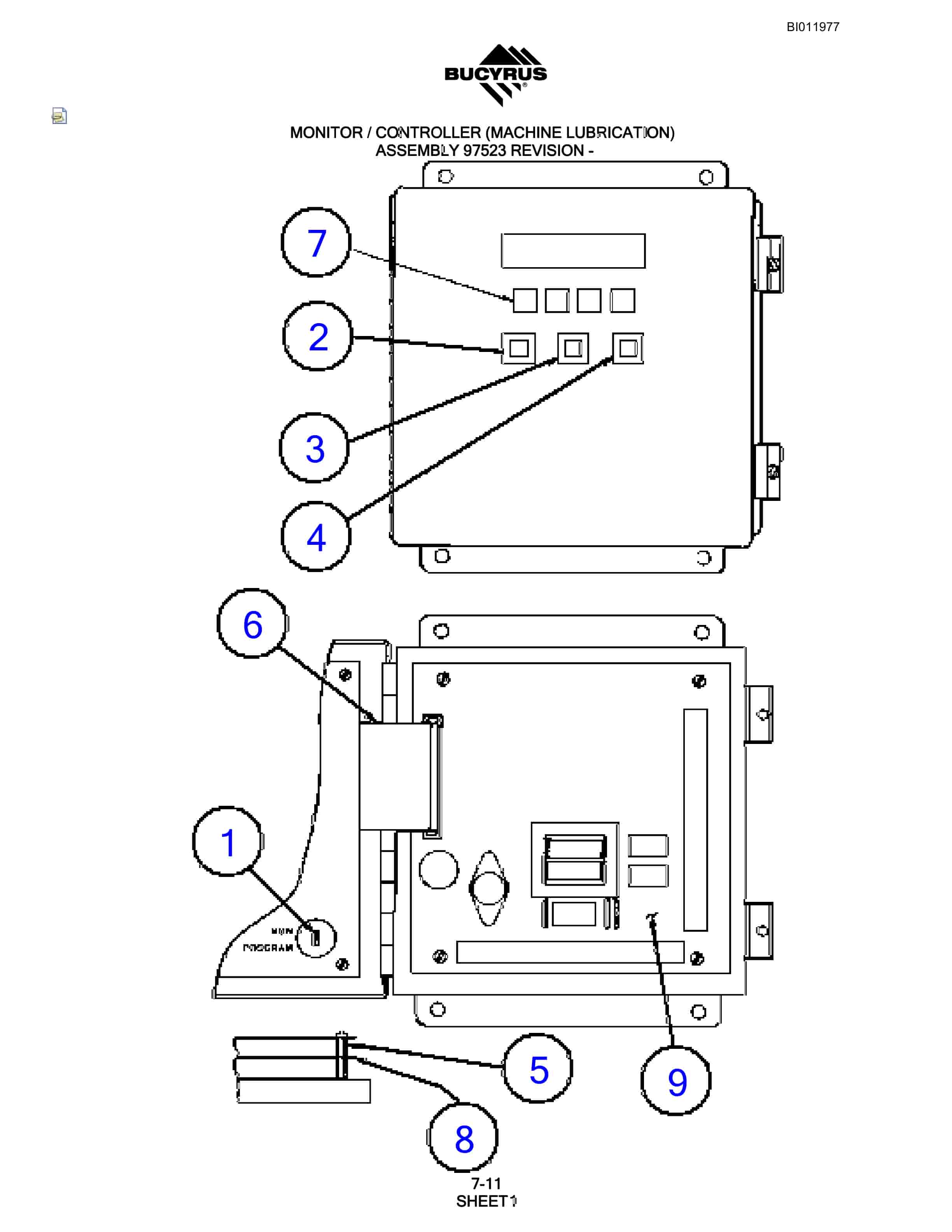 Bucyrus SKF Rotary Blasthole Drill Parts Manual BI011977-4