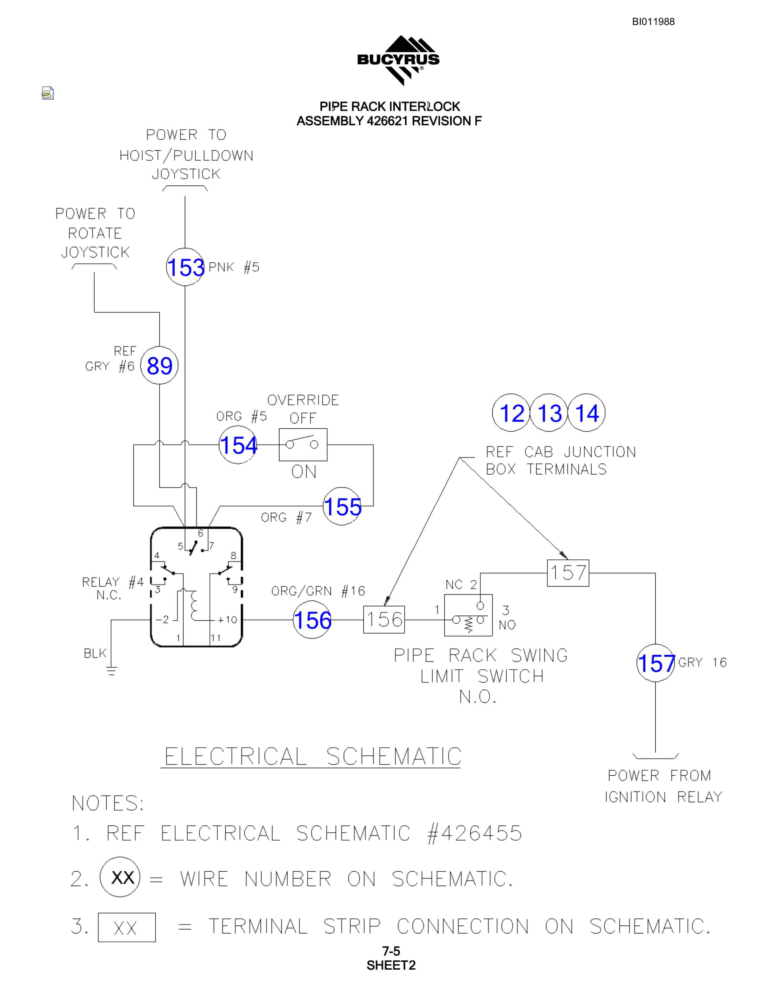 Bucyrus SKF Rotary Blasthole Drill Parts Manual BI011988-4