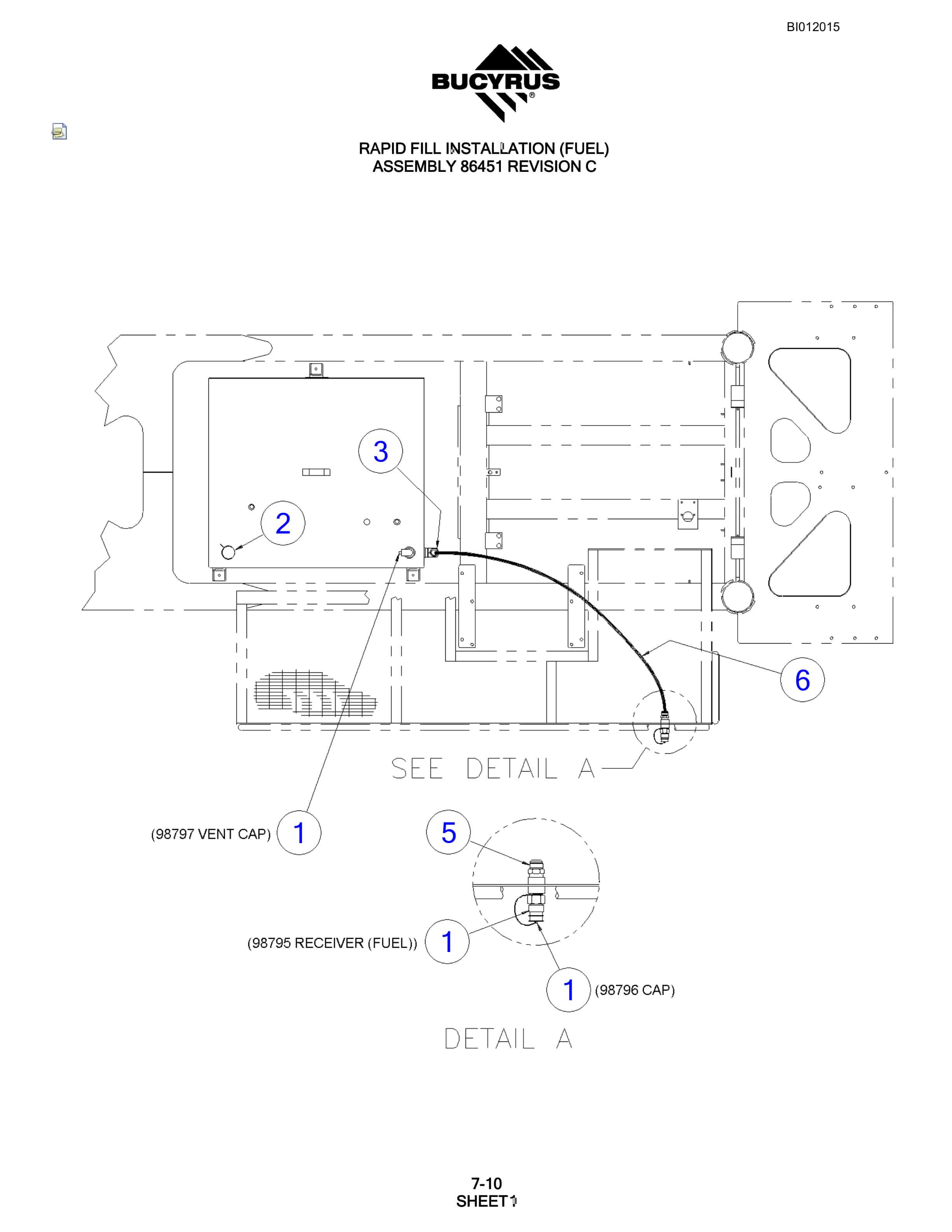 Bucyrus SKF Rotary Blasthole Drill Parts Manual BI012015-4