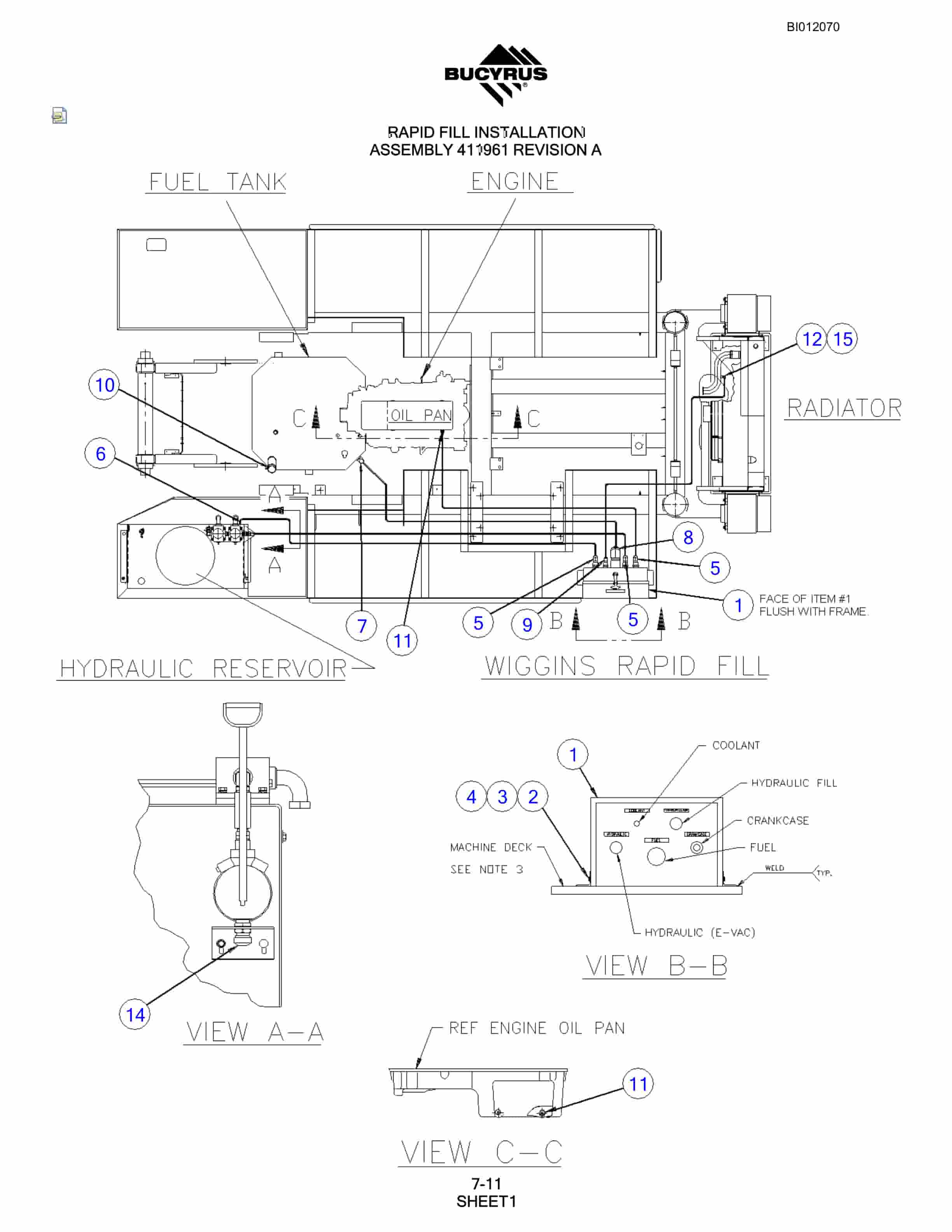 Bucyrus SKF Rotary Blasthole Drill Parts Manual BI012070-4