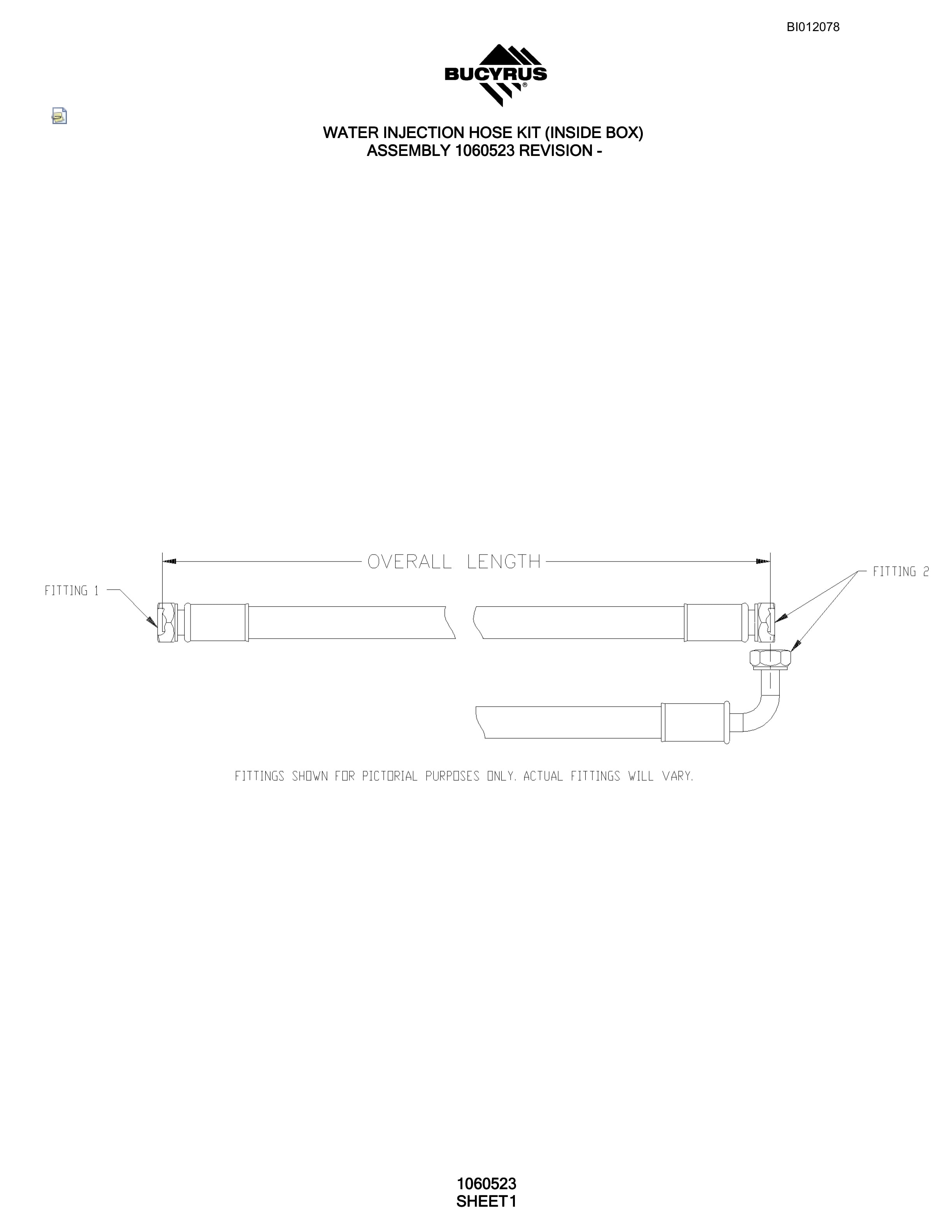 Bucyrus SKF Rotary Blasthole Drill Parts Manual BI012078-2