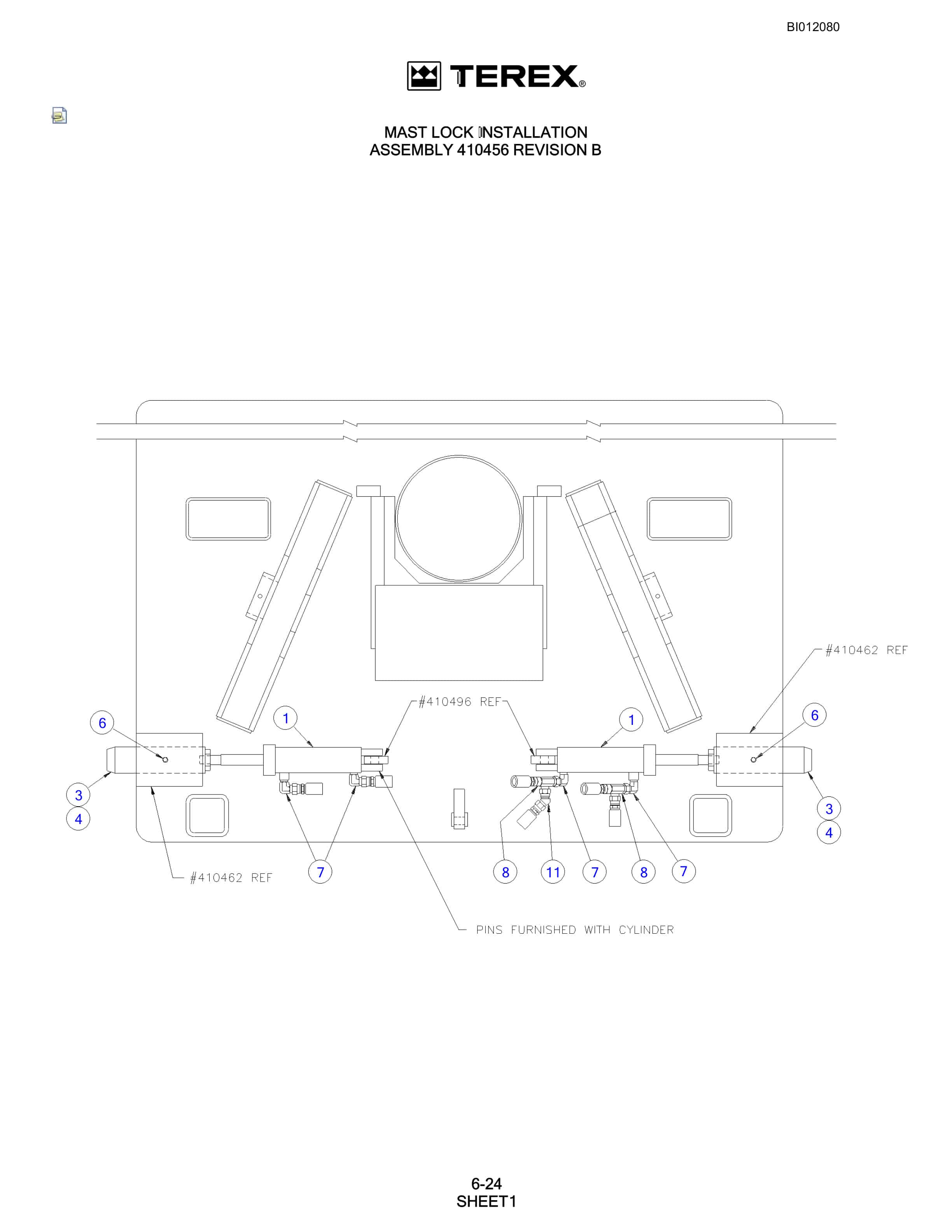 Bucyrus SKF Rotary Blasthole Drill Technical Manual BI012080-4