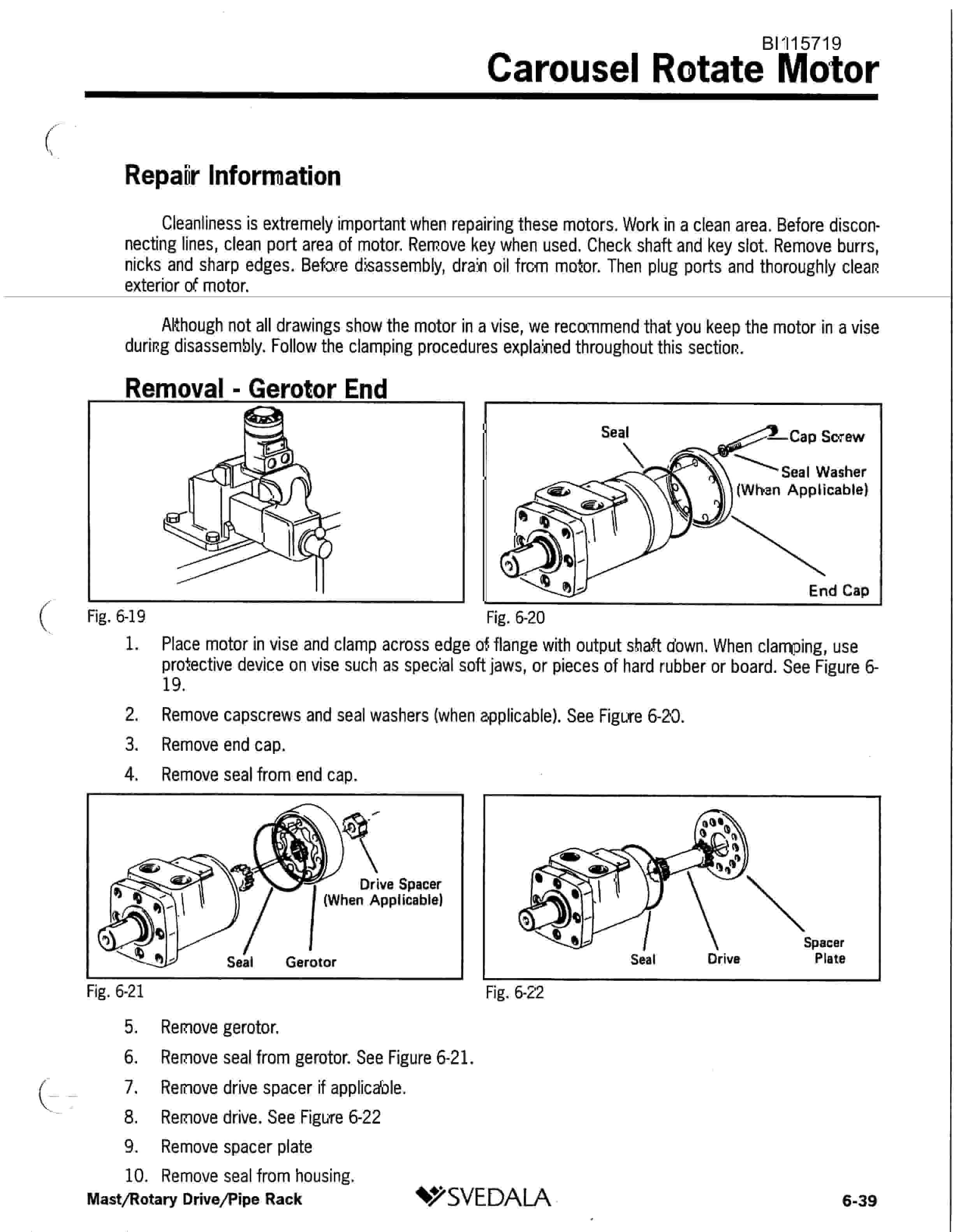Bucyrus SKF - SKS Infinity Blasthole Drill Technical Manual BI115719-4