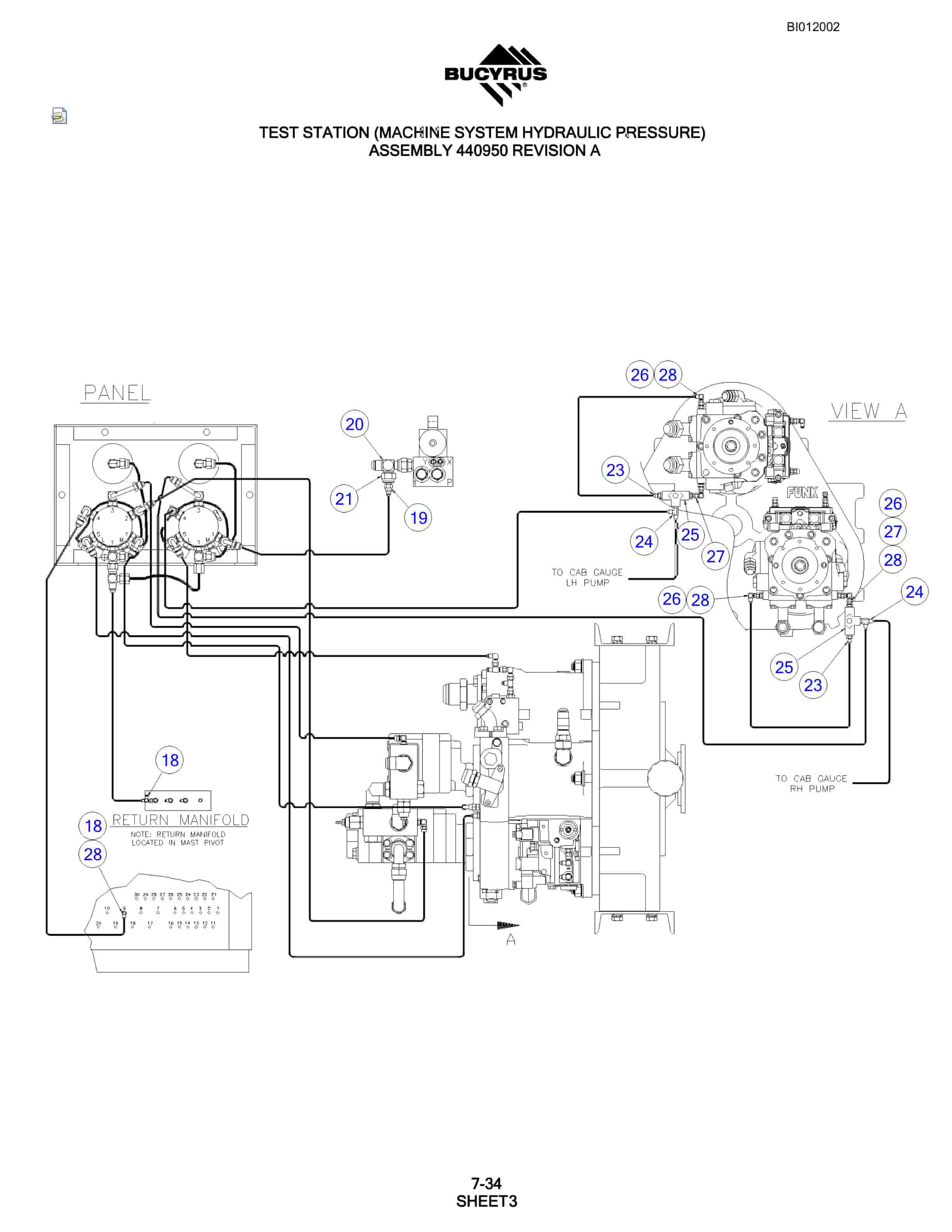 Bucyrus SKFX Rotary Blasthole Drill Parts Manual BI012002-5
