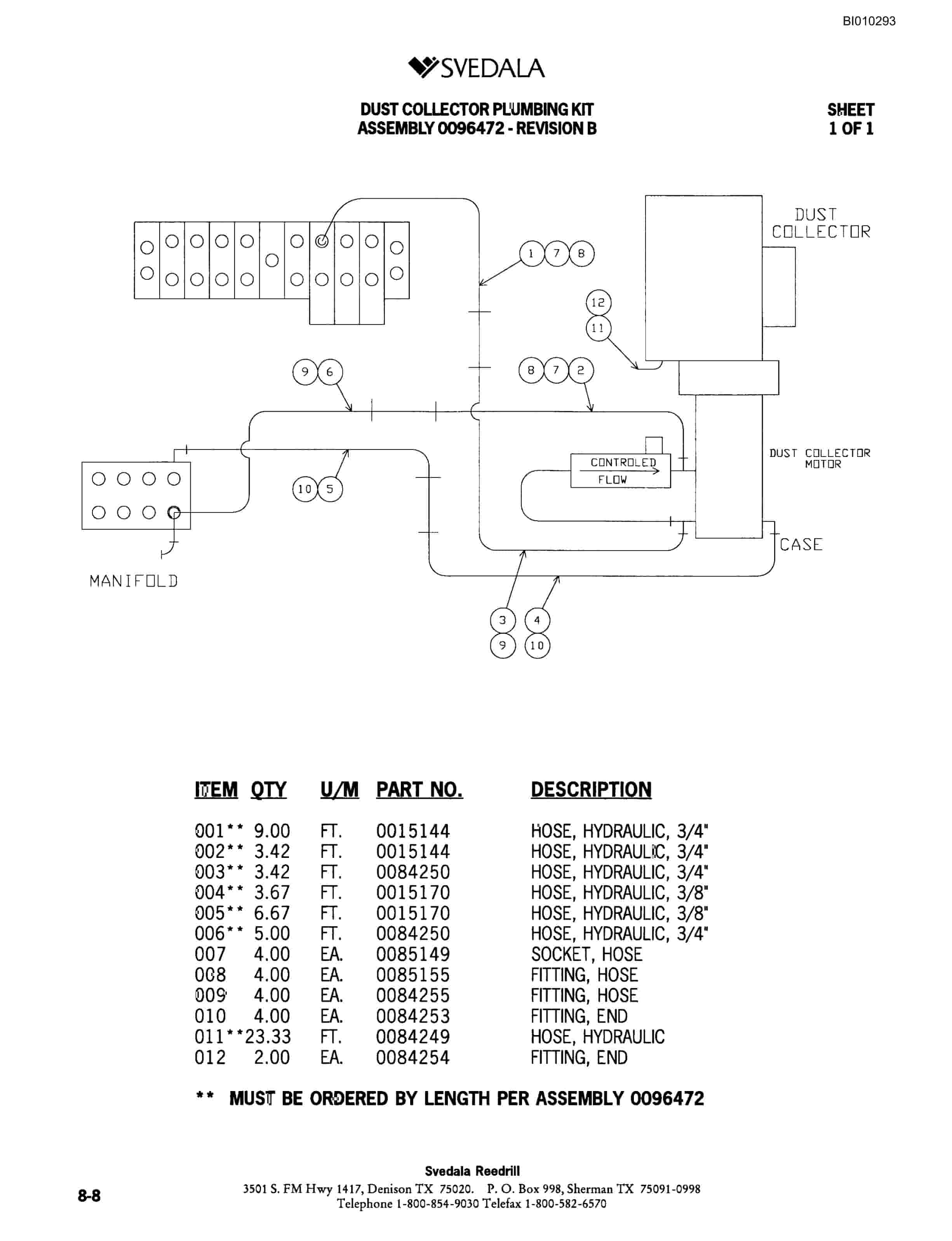 Bucyrus SKS Infinity Blasthole Drill Parts Catalog BI010293-5
