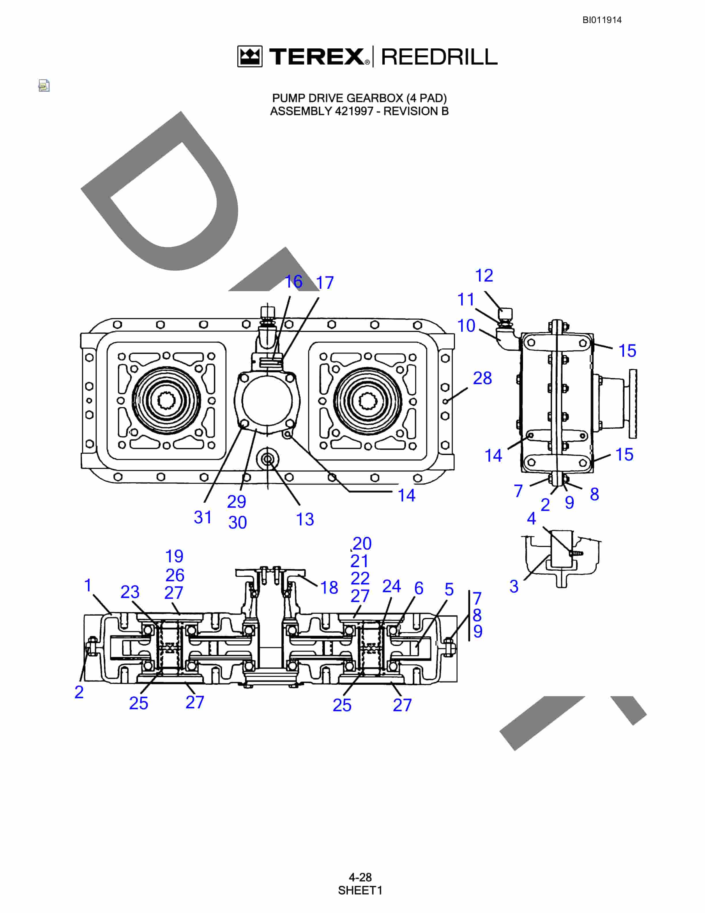 Bucyrus SKS Infinity Blasthole Drill Technical Manual BI011914-2