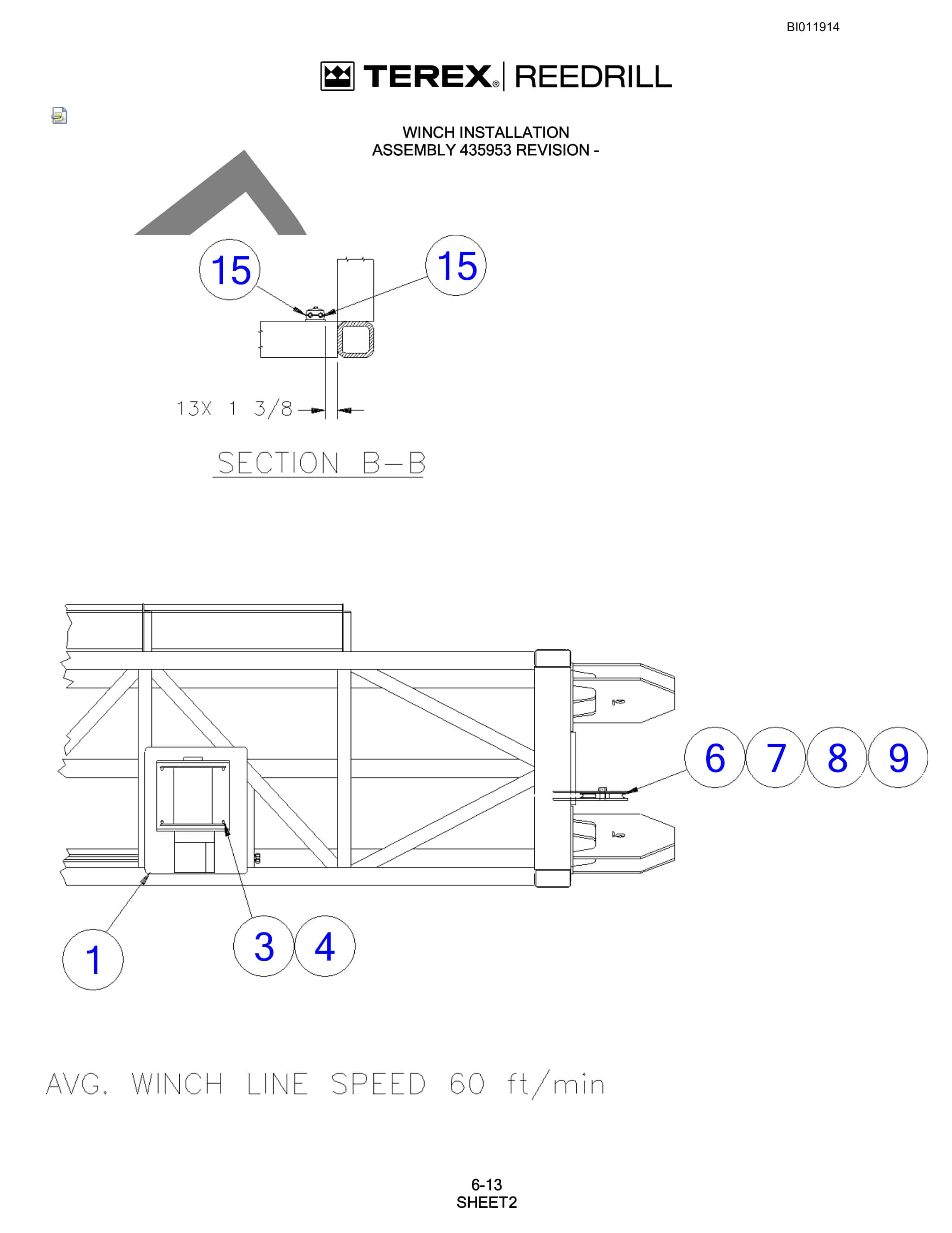 Bucyrus SKS Infinity Blasthole Drill Technical Manual BI011914-4