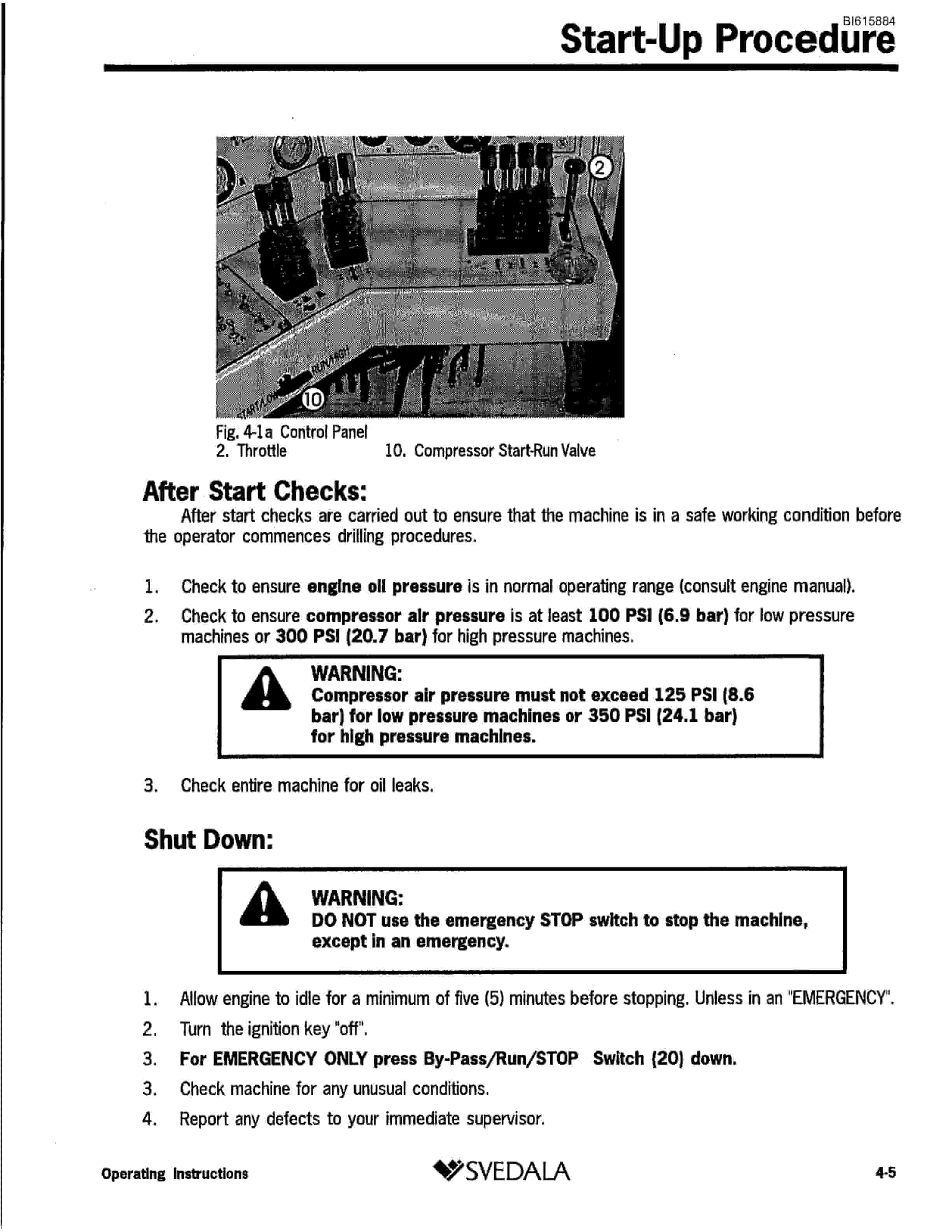 Bucyrus SKS Infinity Blasthole Drill Technical Manual BI615884-2