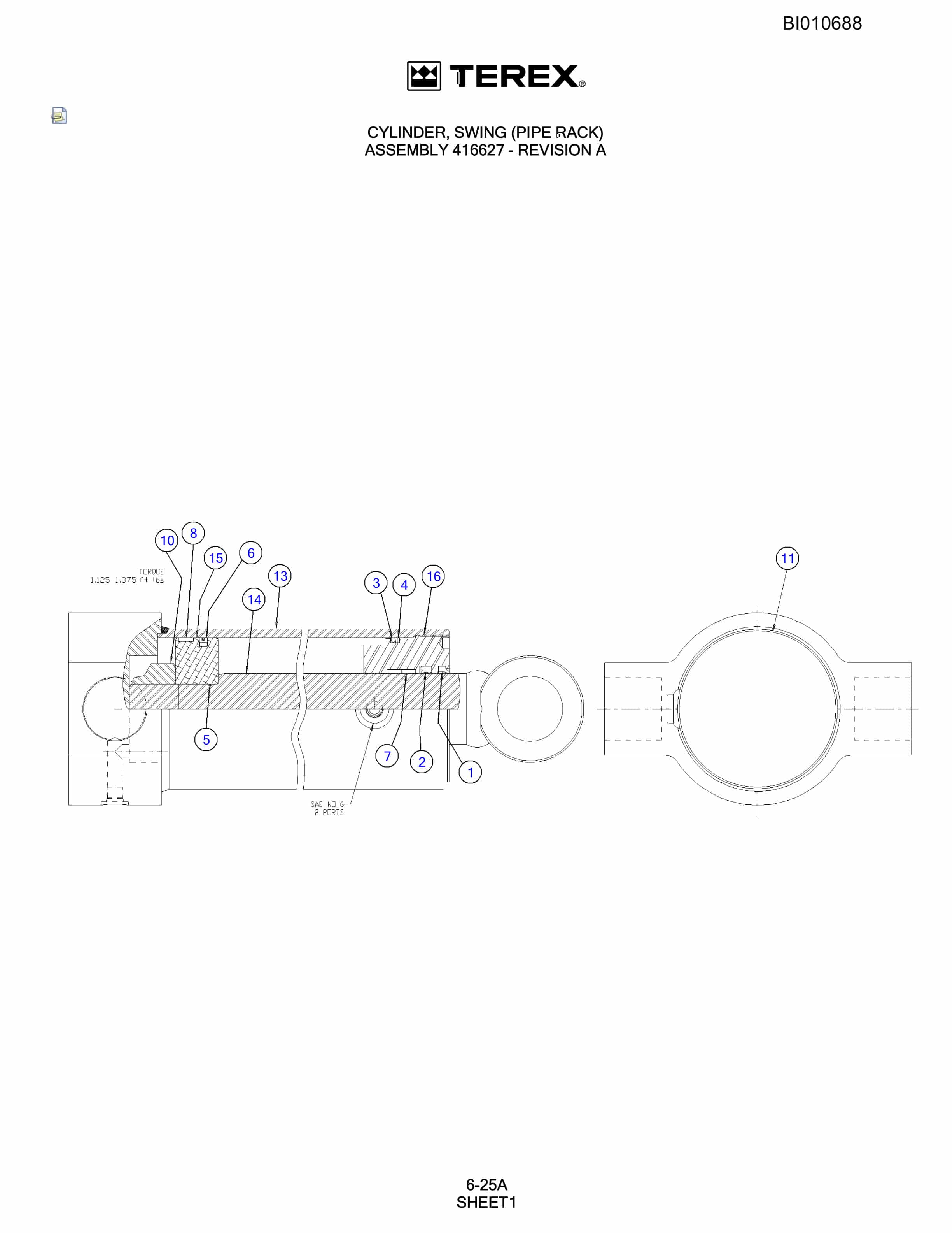 Bucyrus SKS Rotary Blasthole Drill Parts Catalog BI010688-5