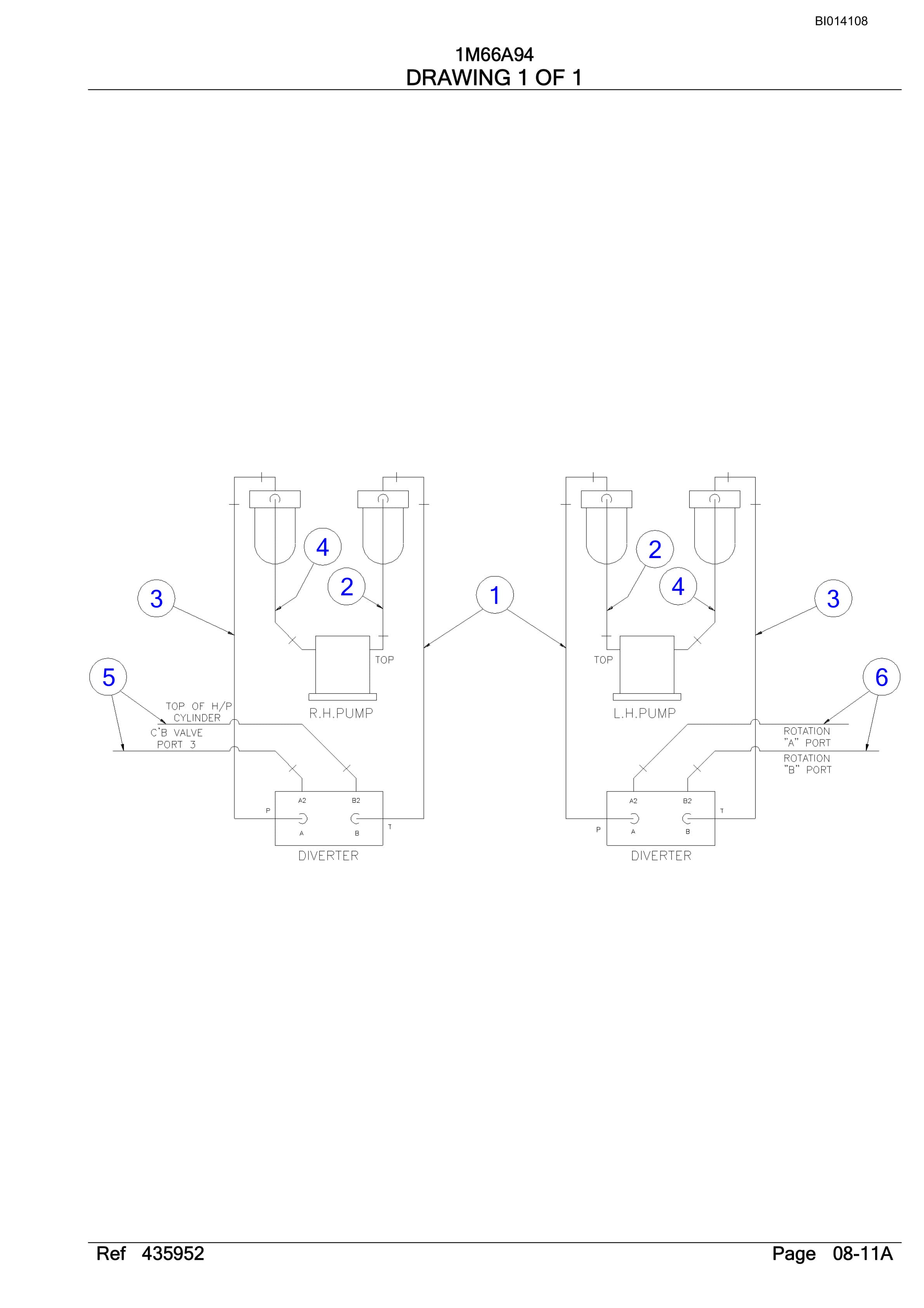 Bucyrus SKS-W Infinity Blasthole Drill Parts Catalog BI014108-4