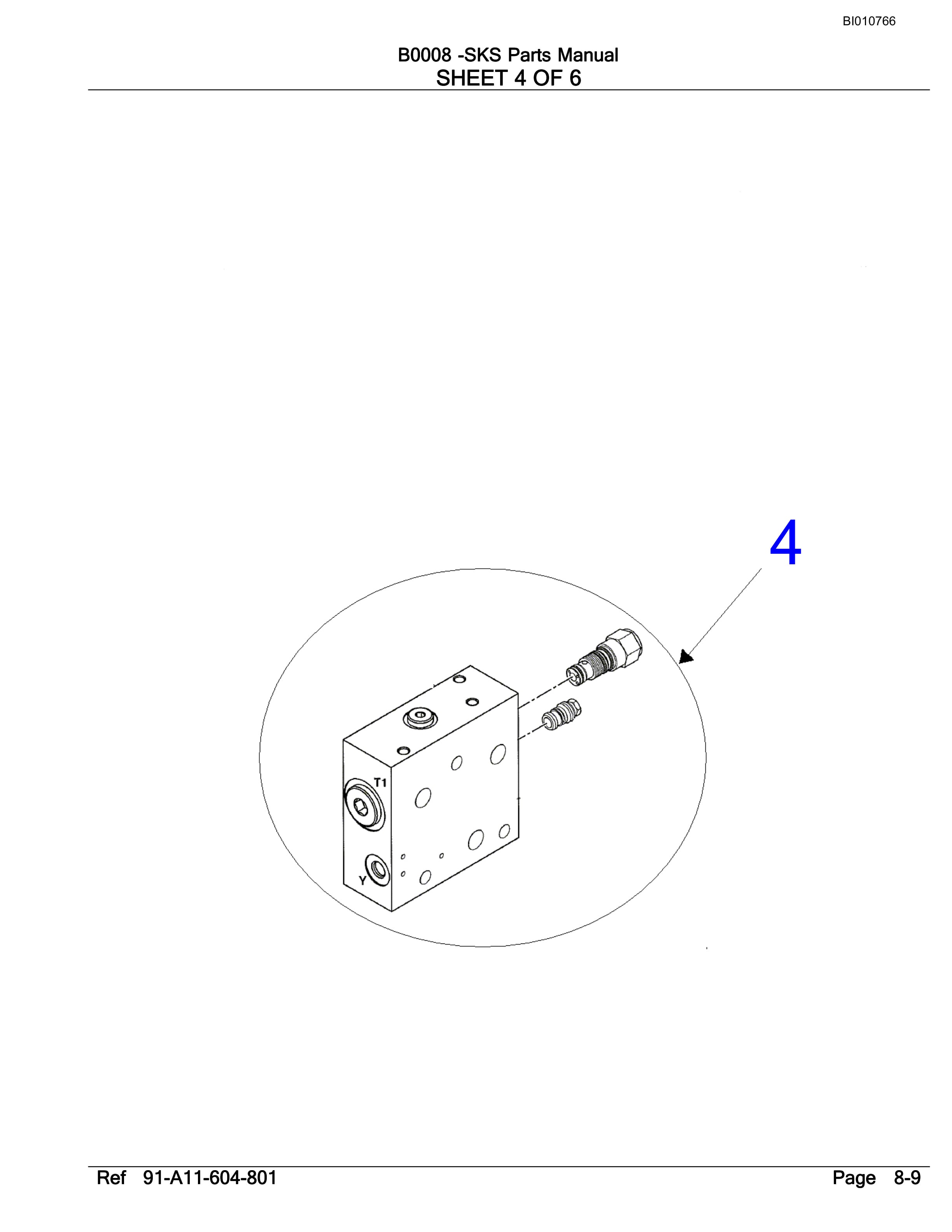 Bucyrus SKS-W Infinity Blasthole Drill Parts Manual BI010766-5