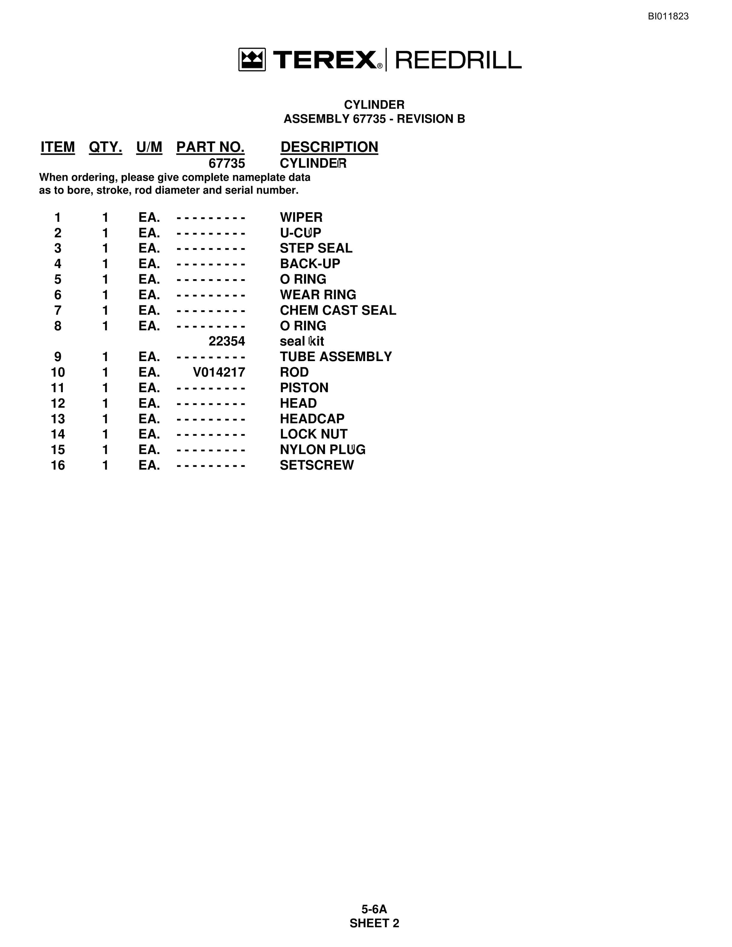 Bucyrus SKS-W Infinity Blasthole Drill Technical Manual BI011823 2 Bucyrus SKS-W Infinity Blasthole Drill Technical Manual BI011823 - Image 2