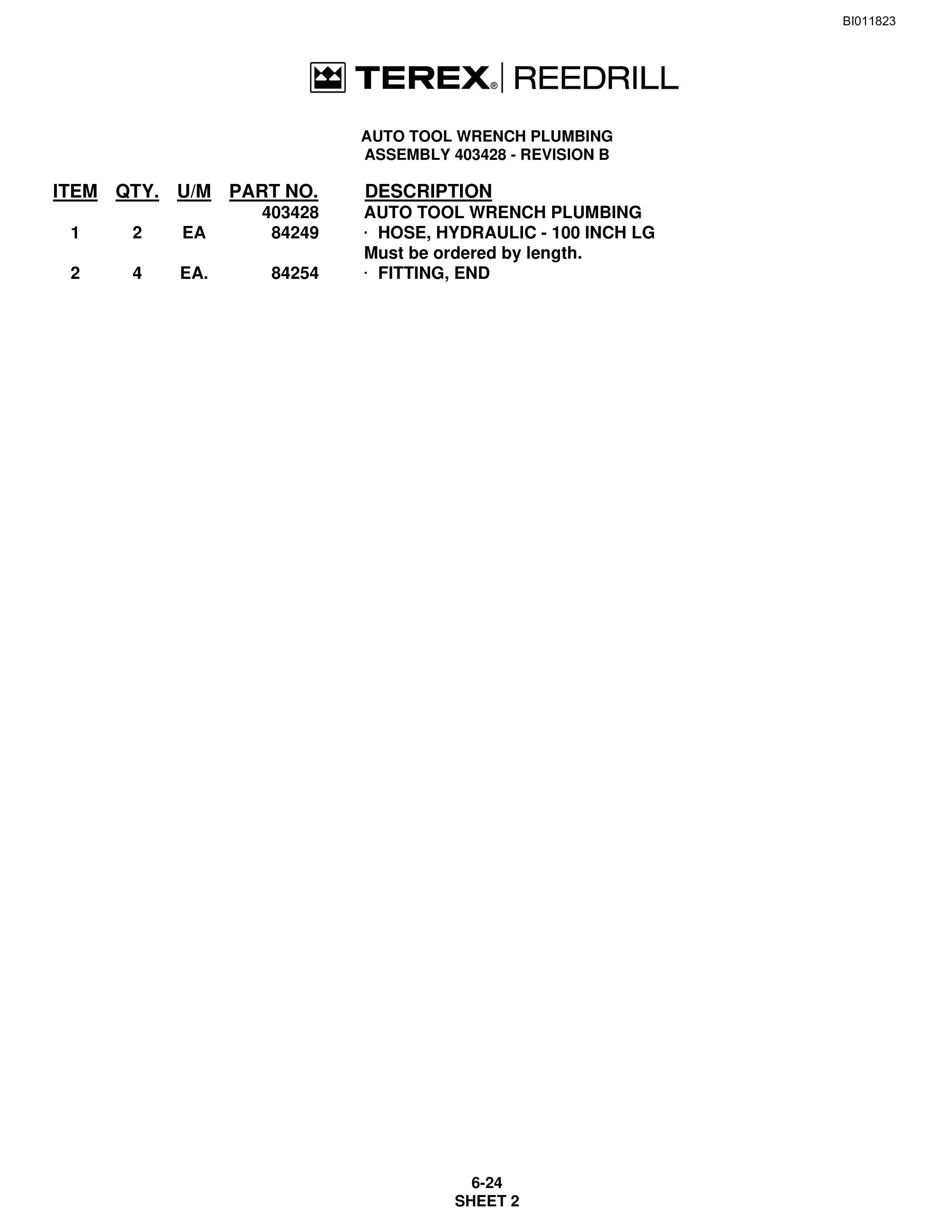 Bucyrus SKS-W Infinity Blasthole Drill Technical Manual BI011823 3 Bucyrus SKS-W Infinity Blasthole Drill Technical Manual BI011823 - Image 3