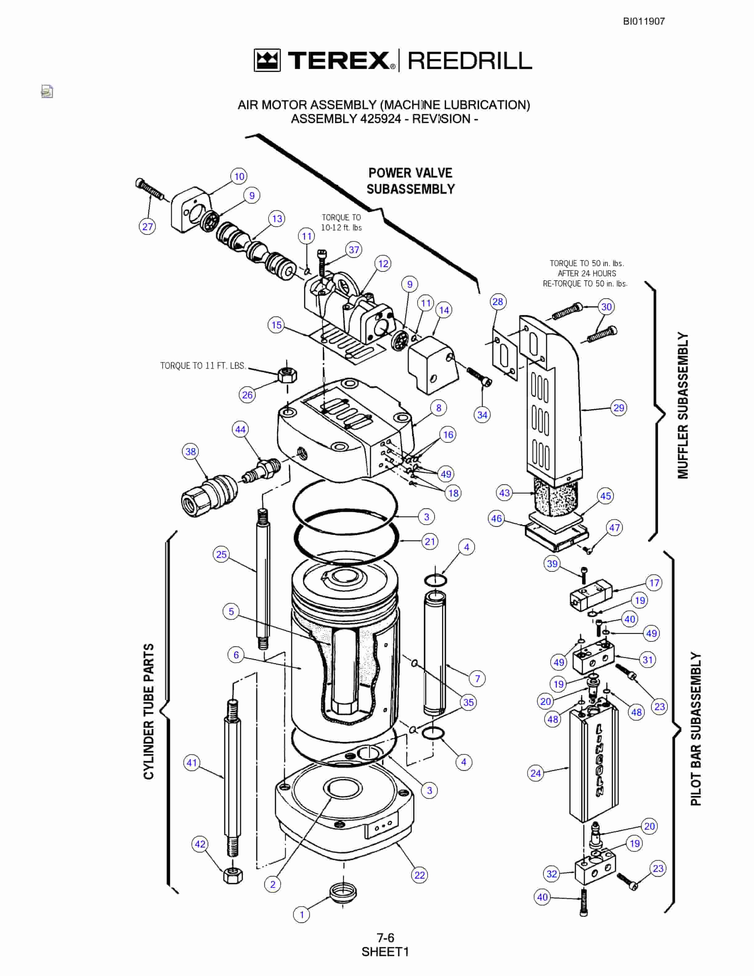 Bucyrus SKS-W Infinity Blasthole Drill Technical Manual BI011907-4
