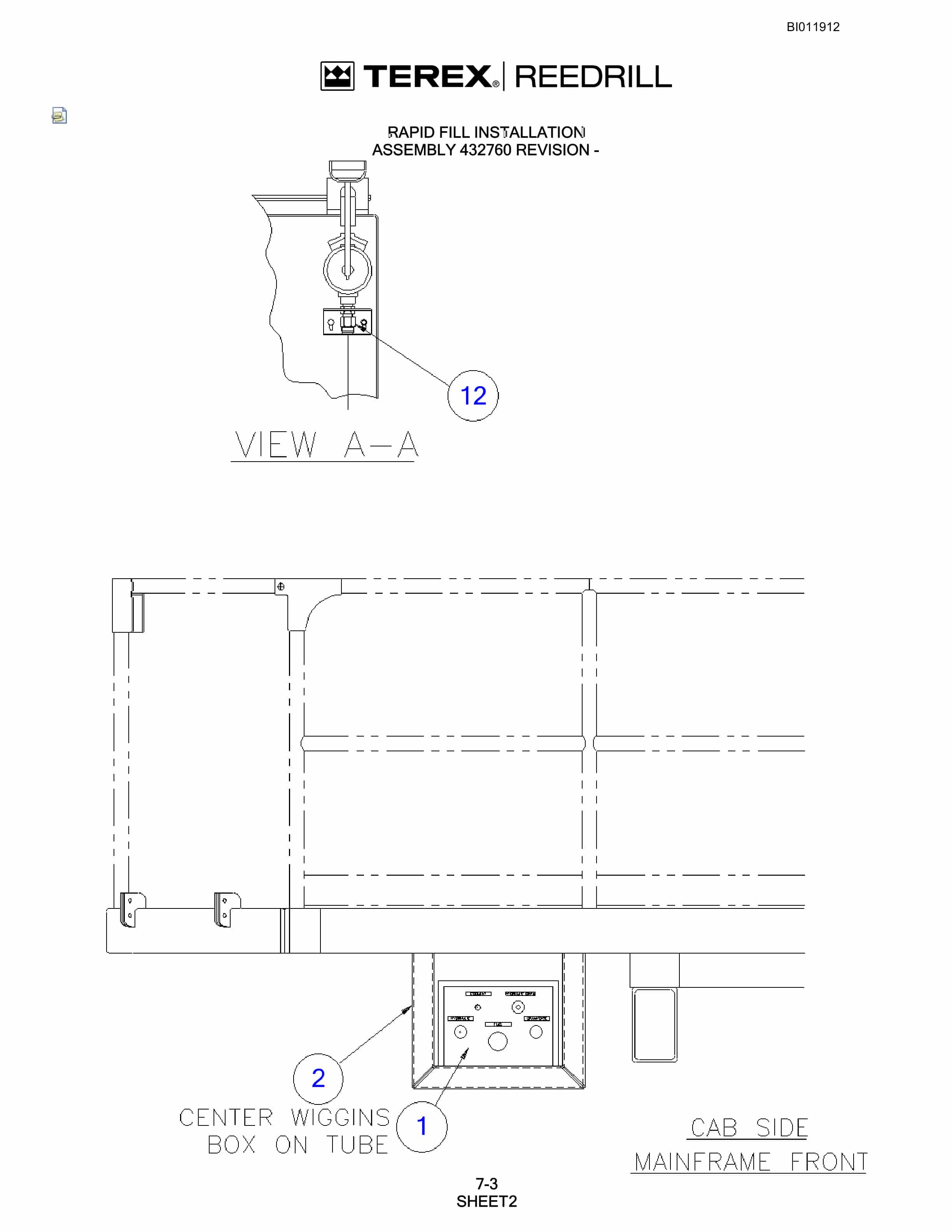 Bucyrus SKS-W Infinity Blasthole Drill Technical Manual BI011912-3