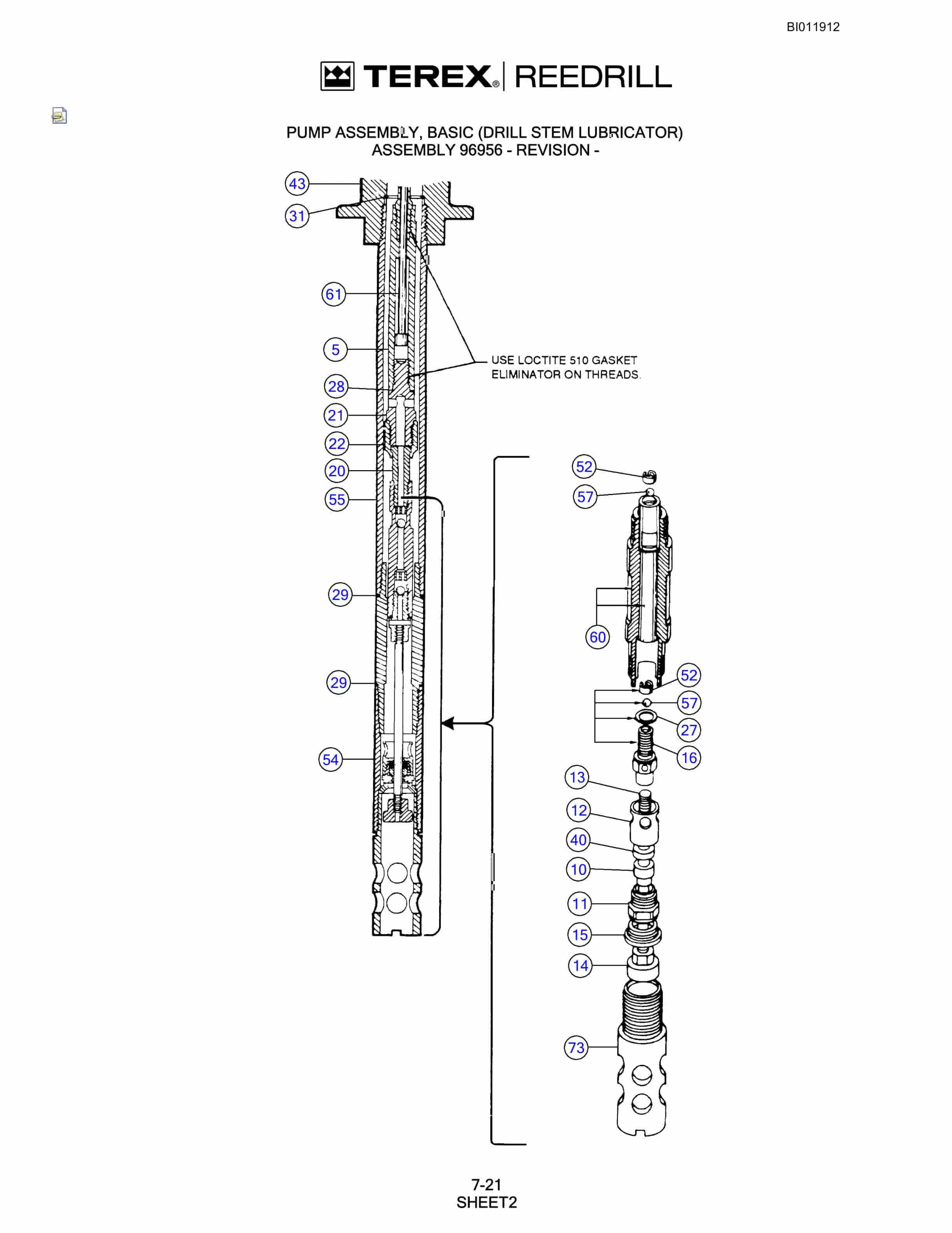 Bucyrus SKS-W Infinity Blasthole Drill Technical Manual BI011912-4