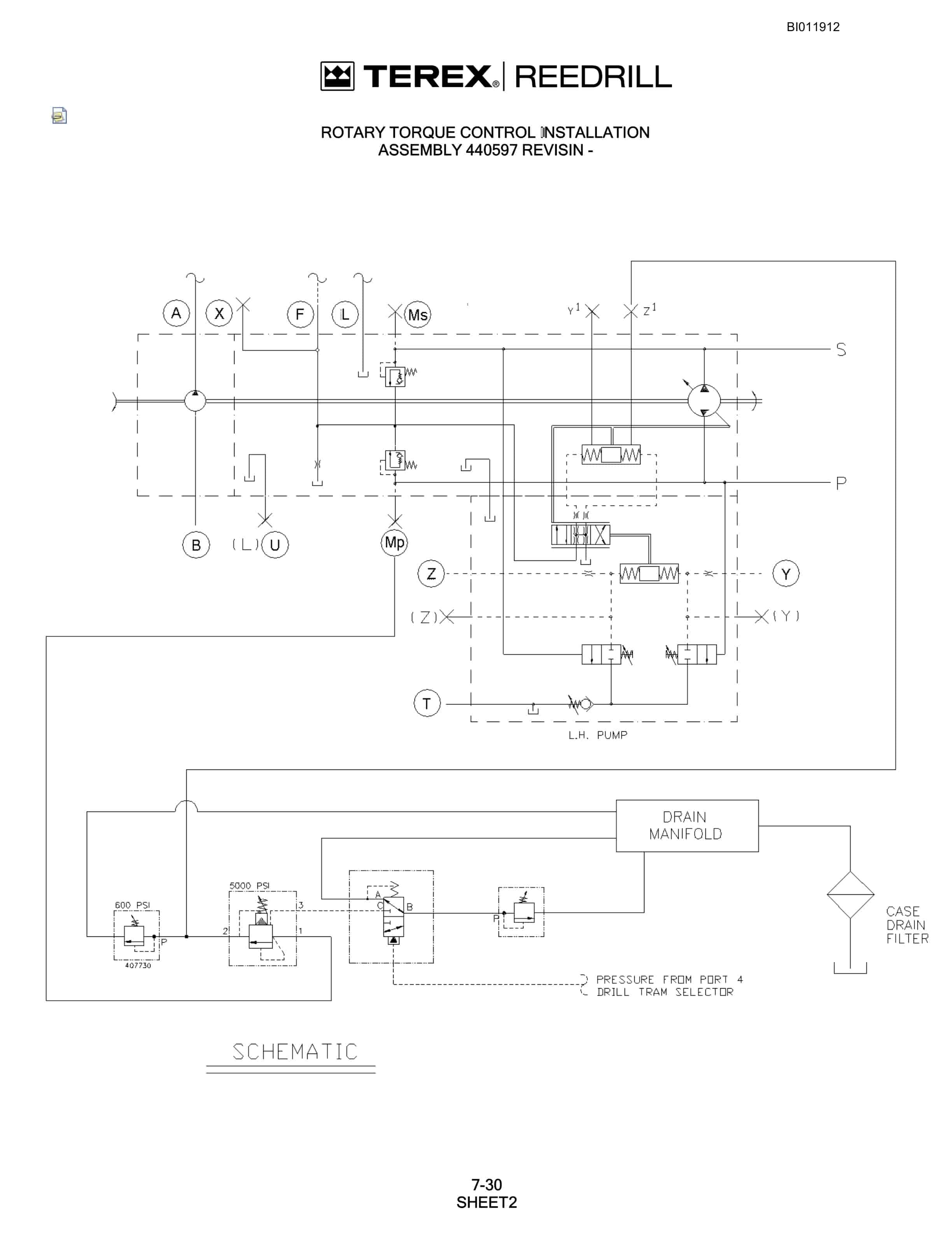 Bucyrus SKS-W Infinity Blasthole Drill Technical Manual BI011912-5