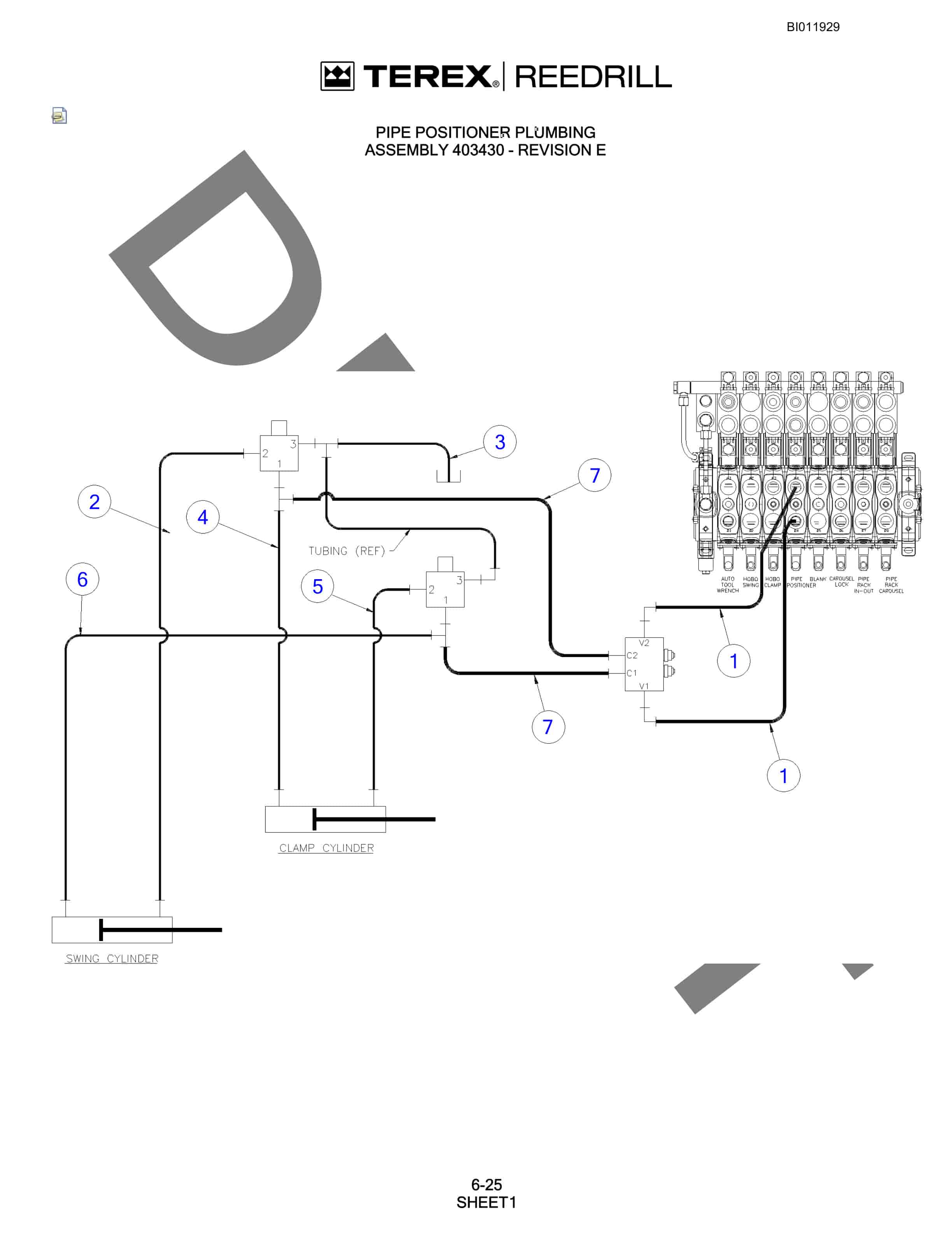 Bucyrus SKS-W Infinity Blasthole Drill Technical Manual BI011929-3