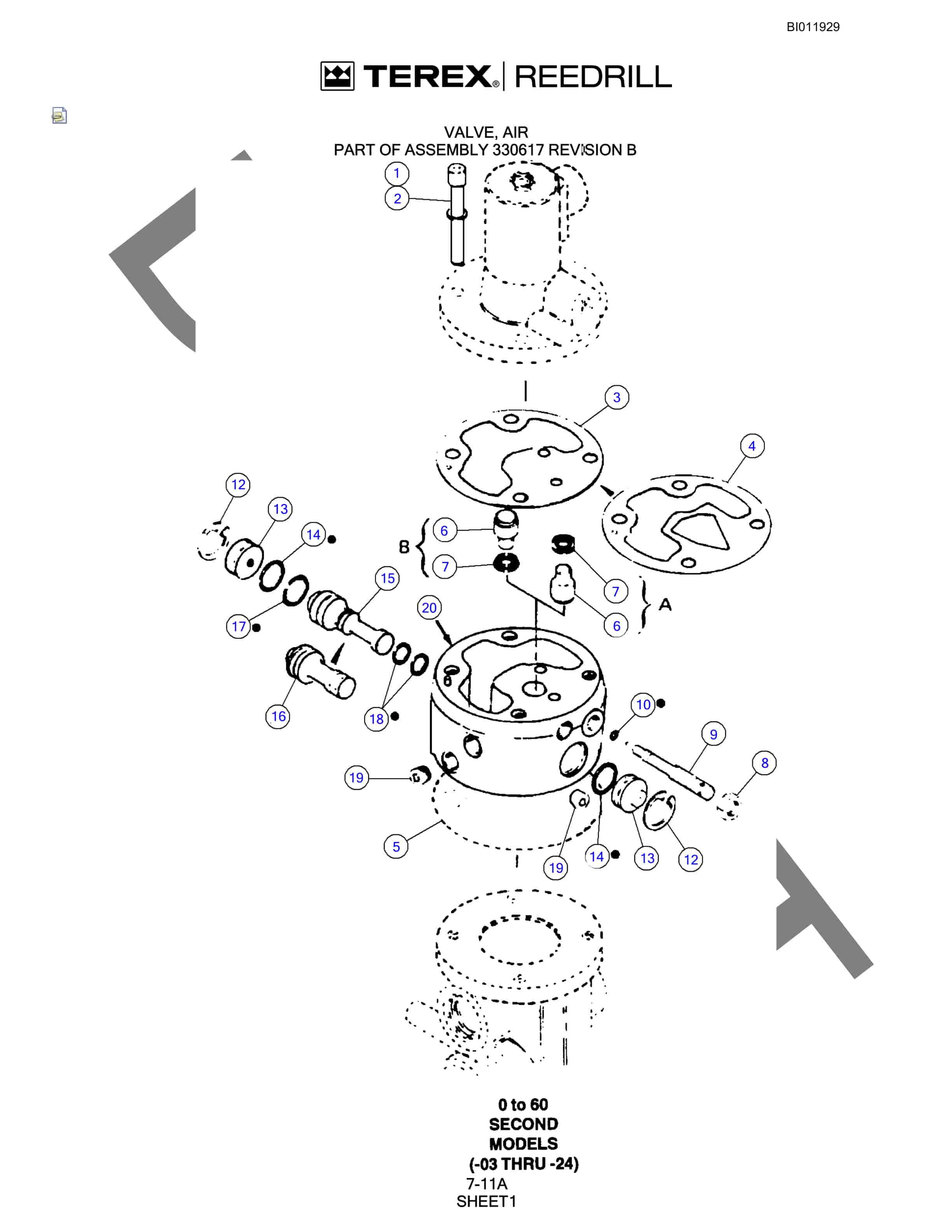 Bucyrus SKS-W Infinity Blasthole Drill Technical Manual BI011929-4