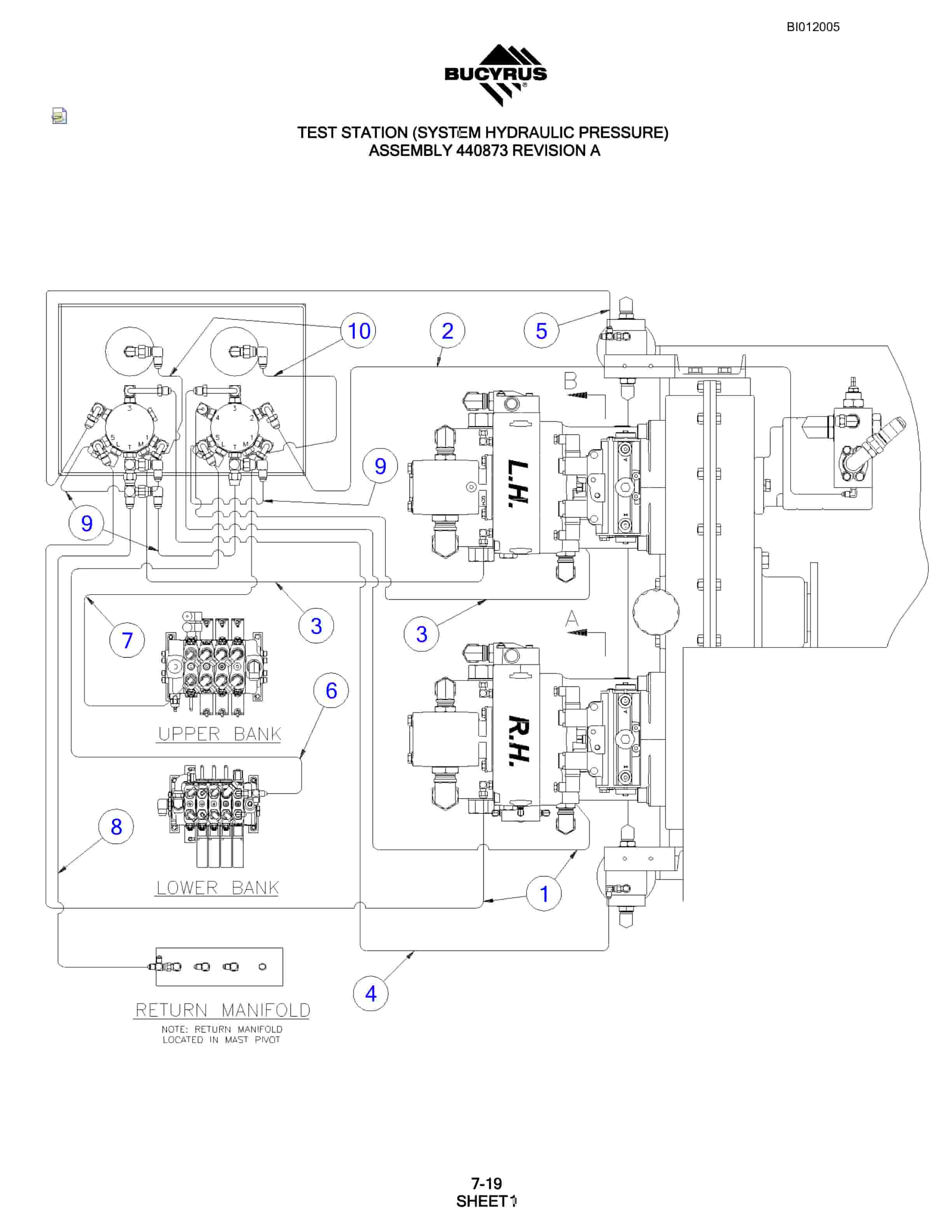Bucyrus SKS-W Rotary Blasthole Drill Parts Manual BI012005-4
