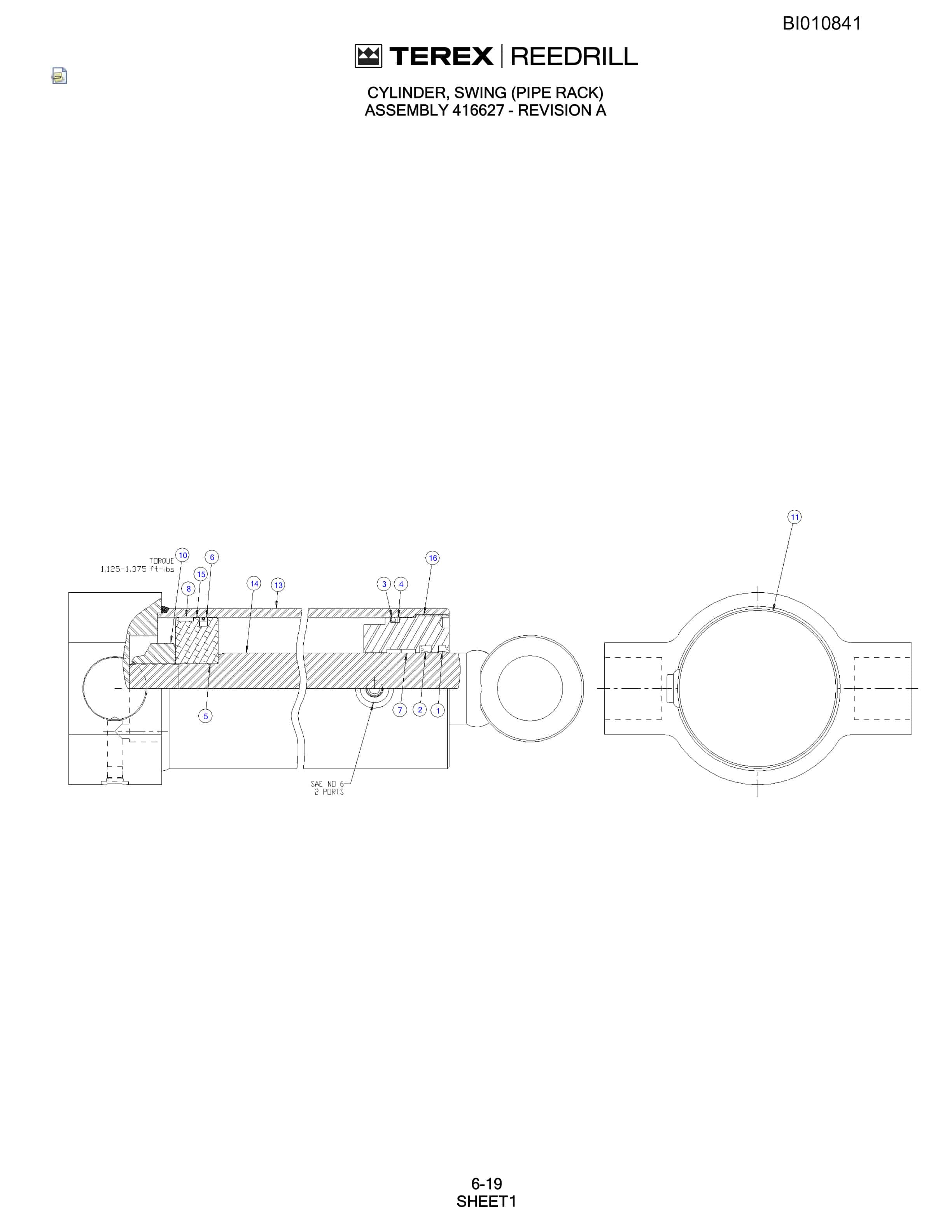 Bucyrus SKSS-12 Rotary Blasthole Drill Parts Catalog BI010841-5