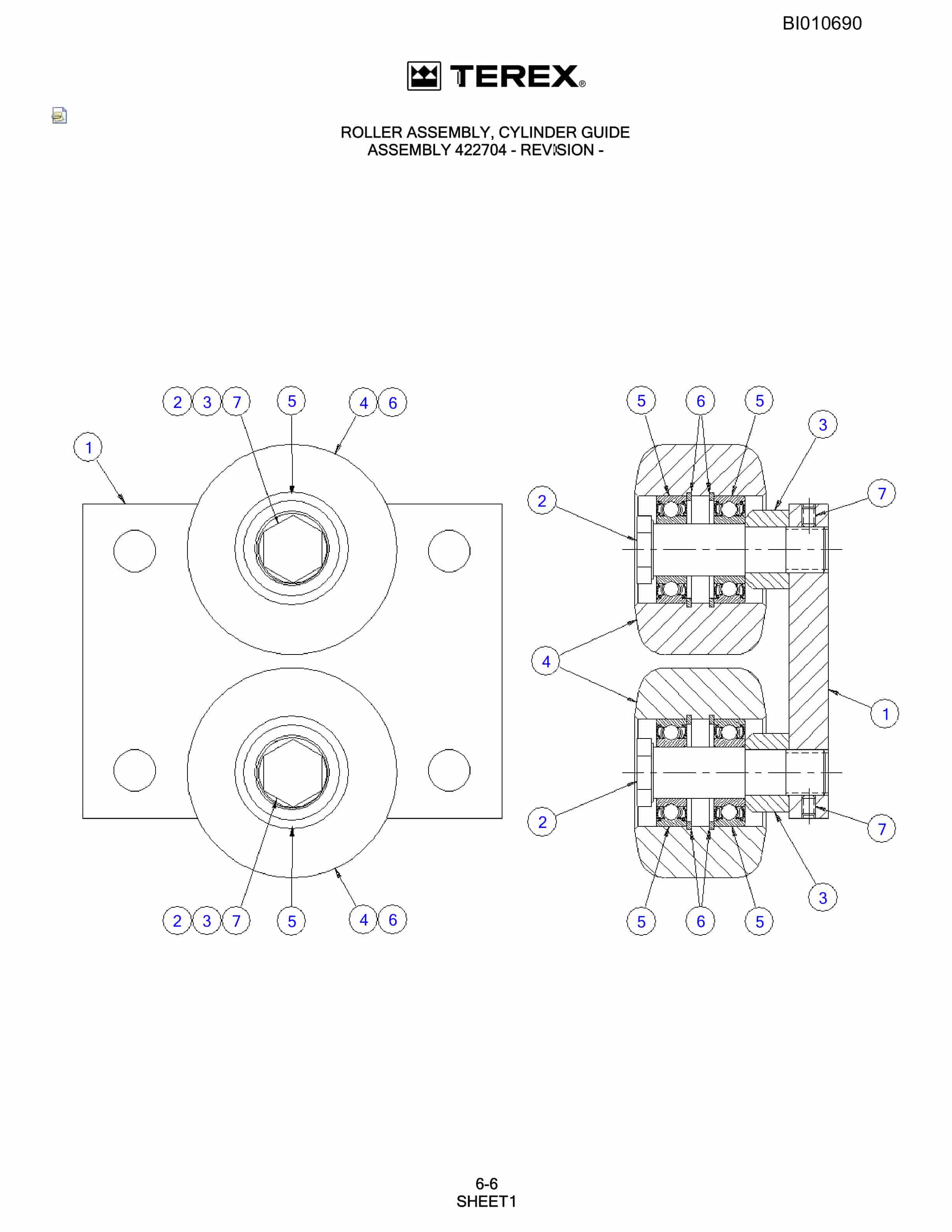 Bucyrus SKSS-16 Rotary Blasthole Drill Parts Catalog BI010690-3
