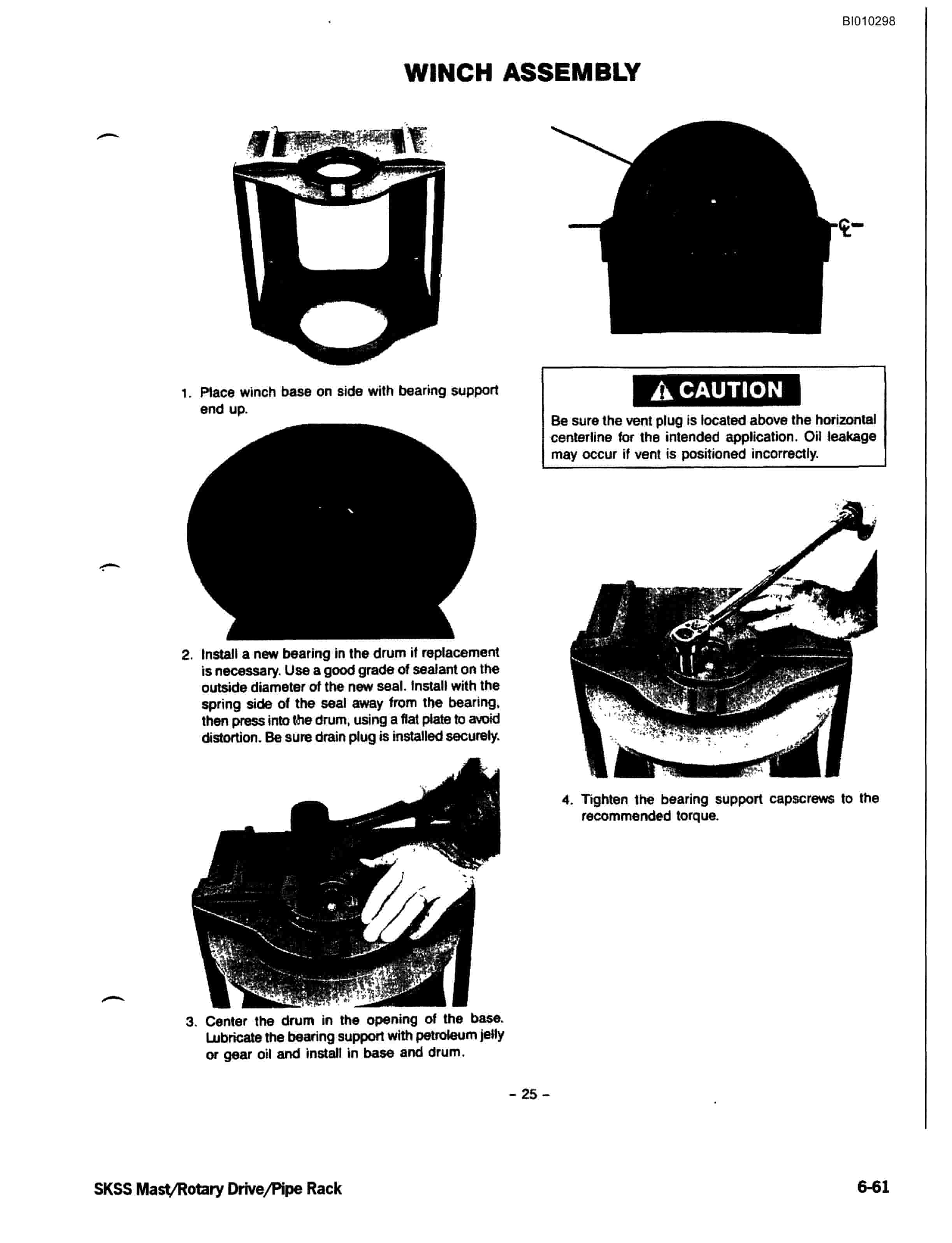 Bucyrus SKSS Infinity Blasthole Drill Technical Manual BI010298-3