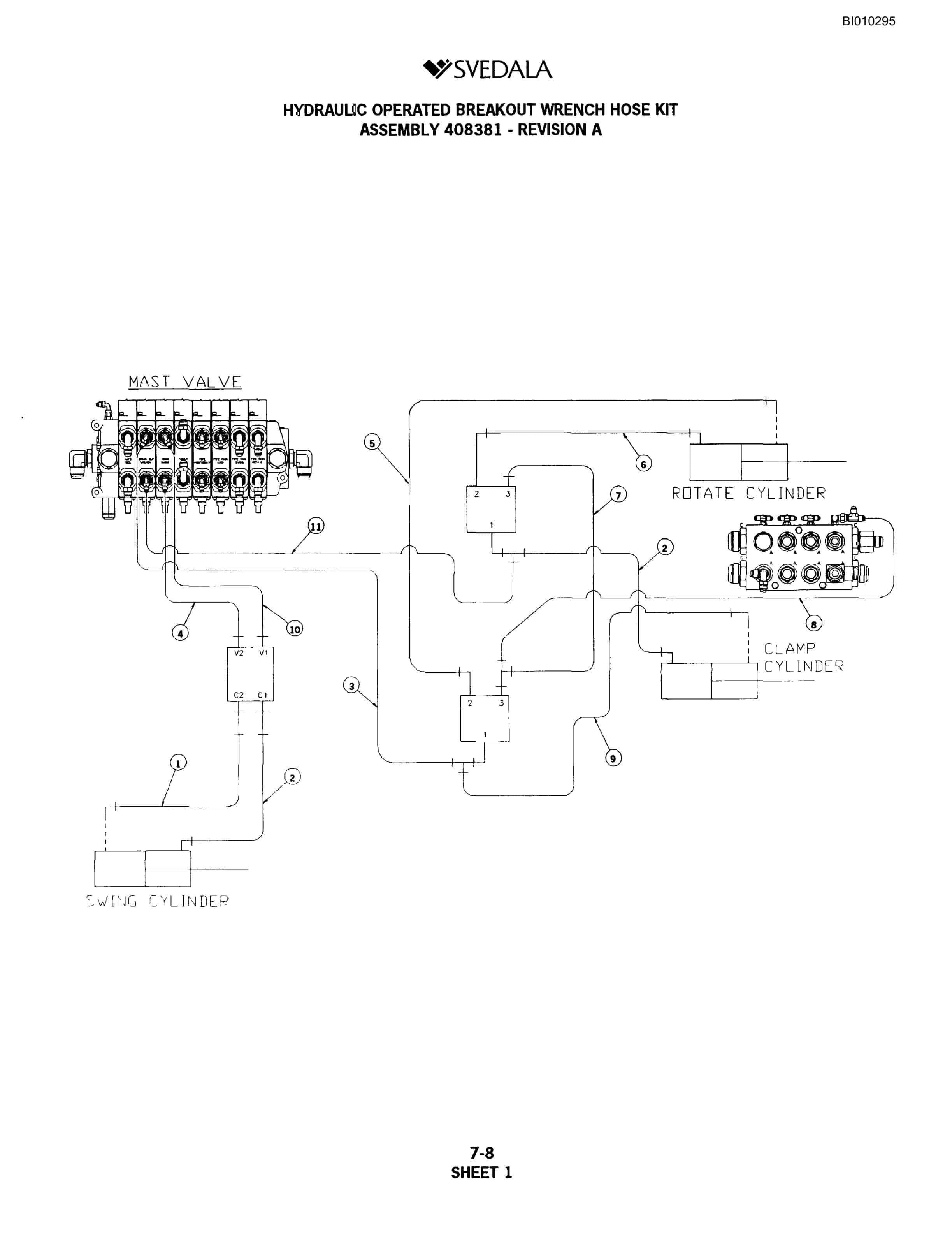 Bucyrus SKT Infinity Blasthole Drill Parts Catalog BI010295-5